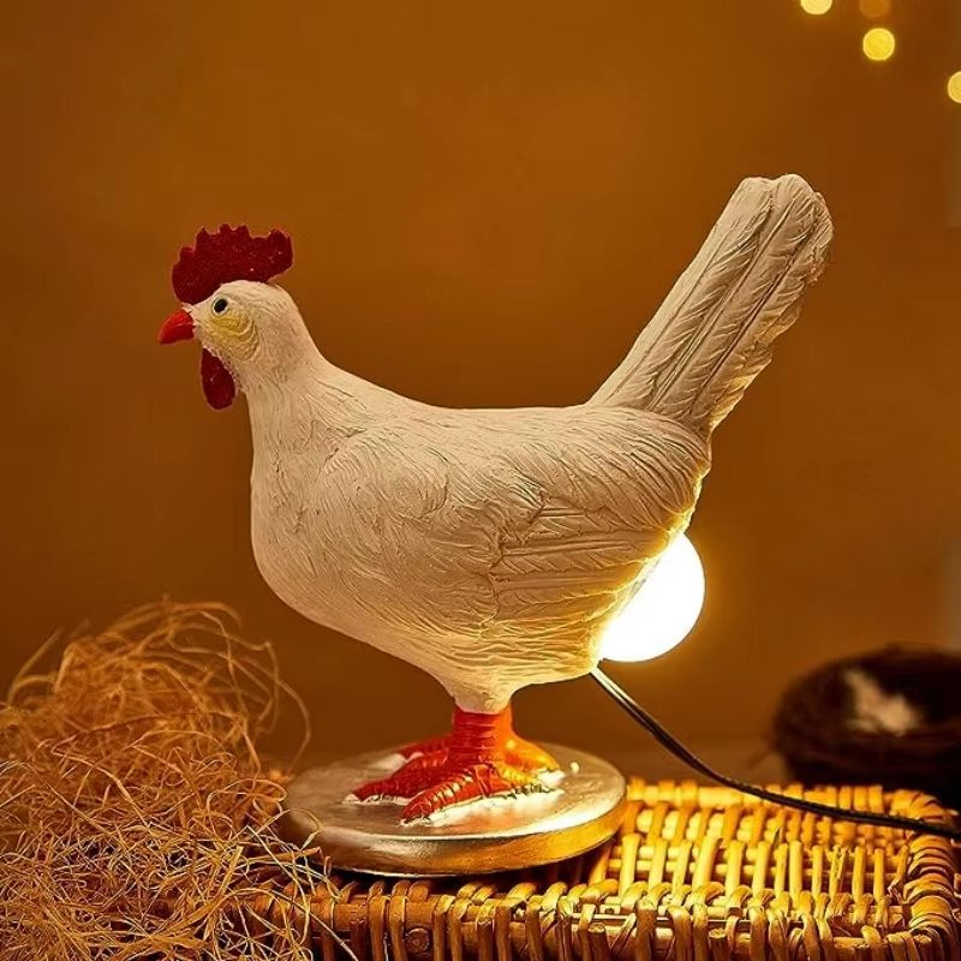 chick night light – cute decorative animal lamp for home & easter