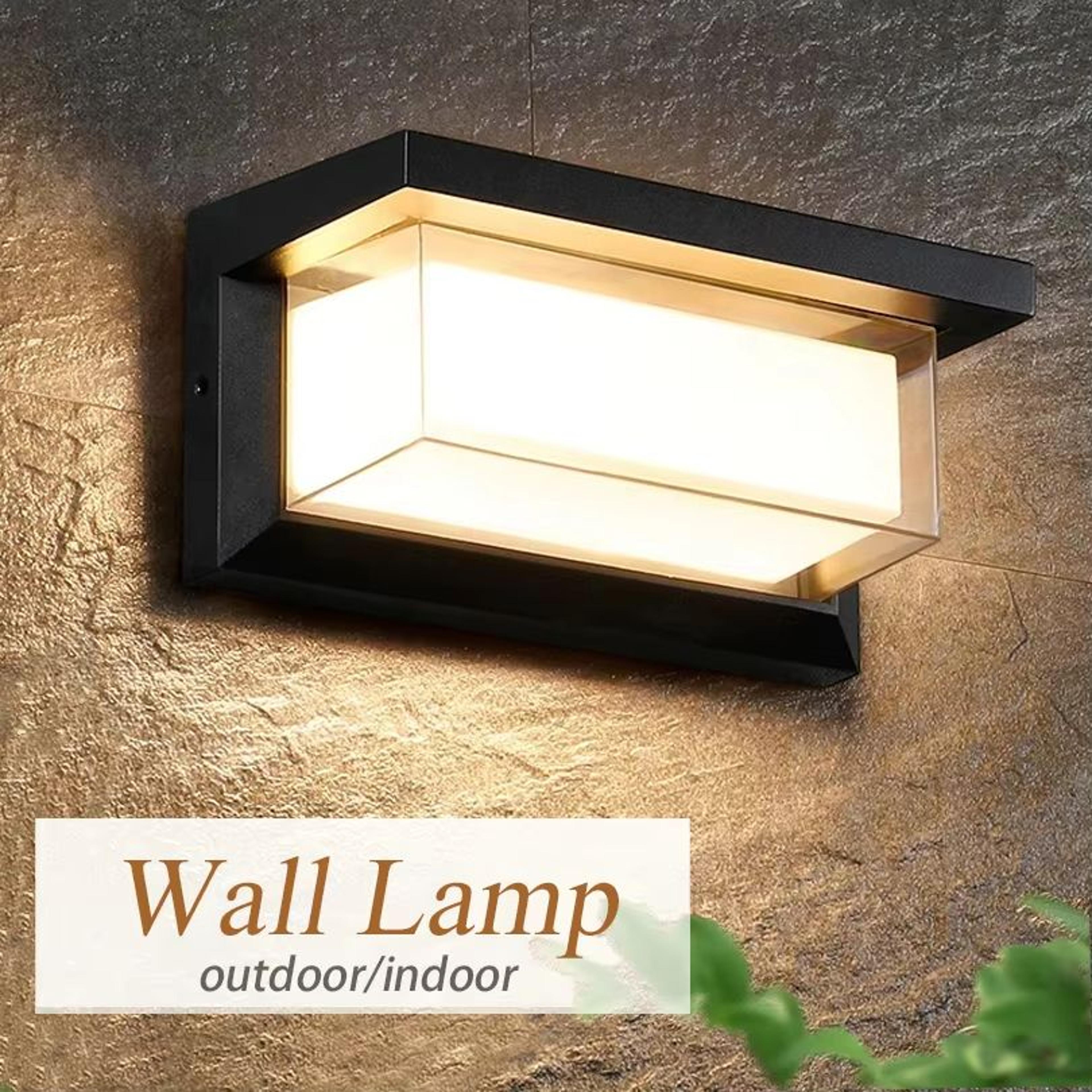 auroguard waterproof led outdoor wall light with motion sensor