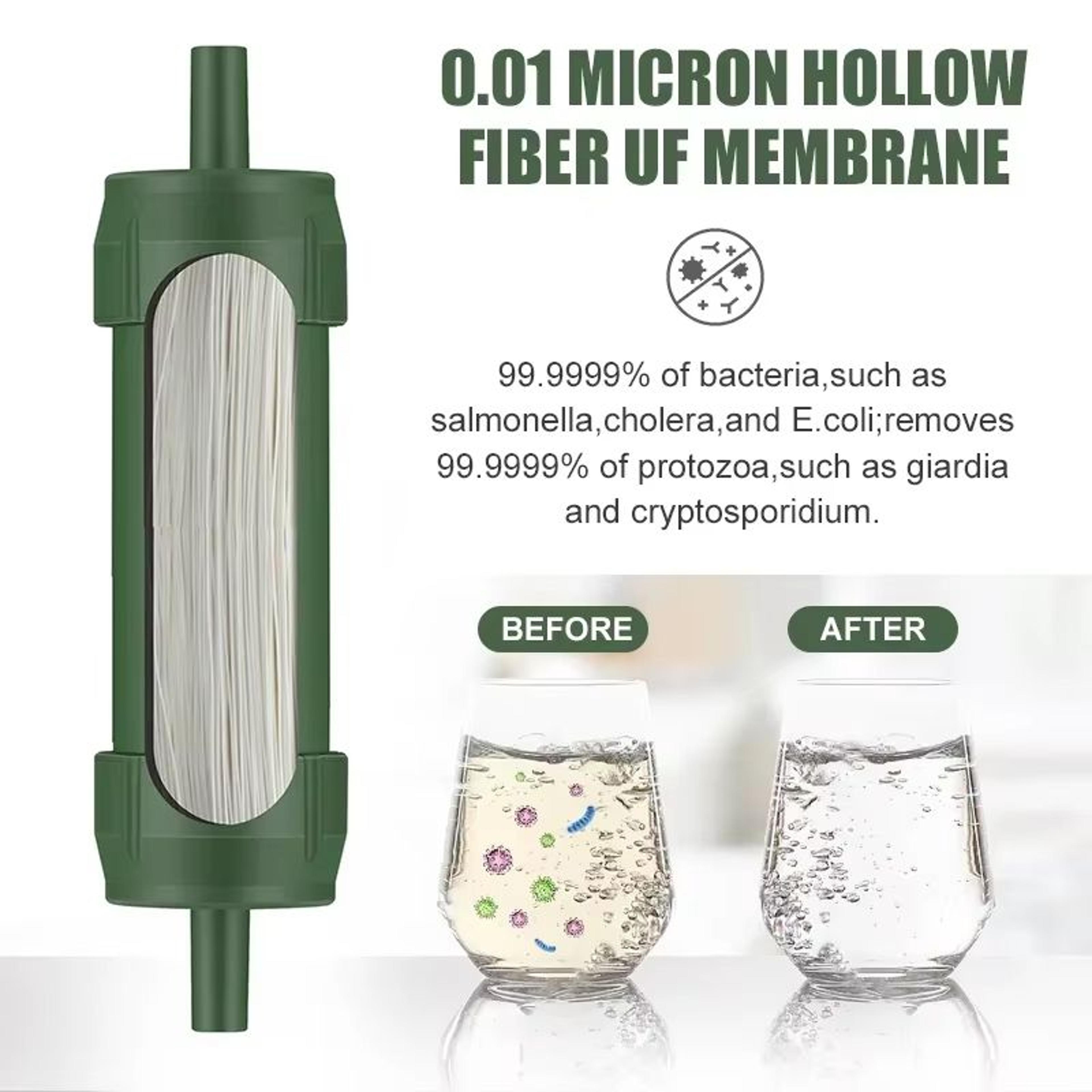 Portable Outdoor Water Filter Straw  Mini Camping  Hiking Water Purifier For Survival And Emergency 1