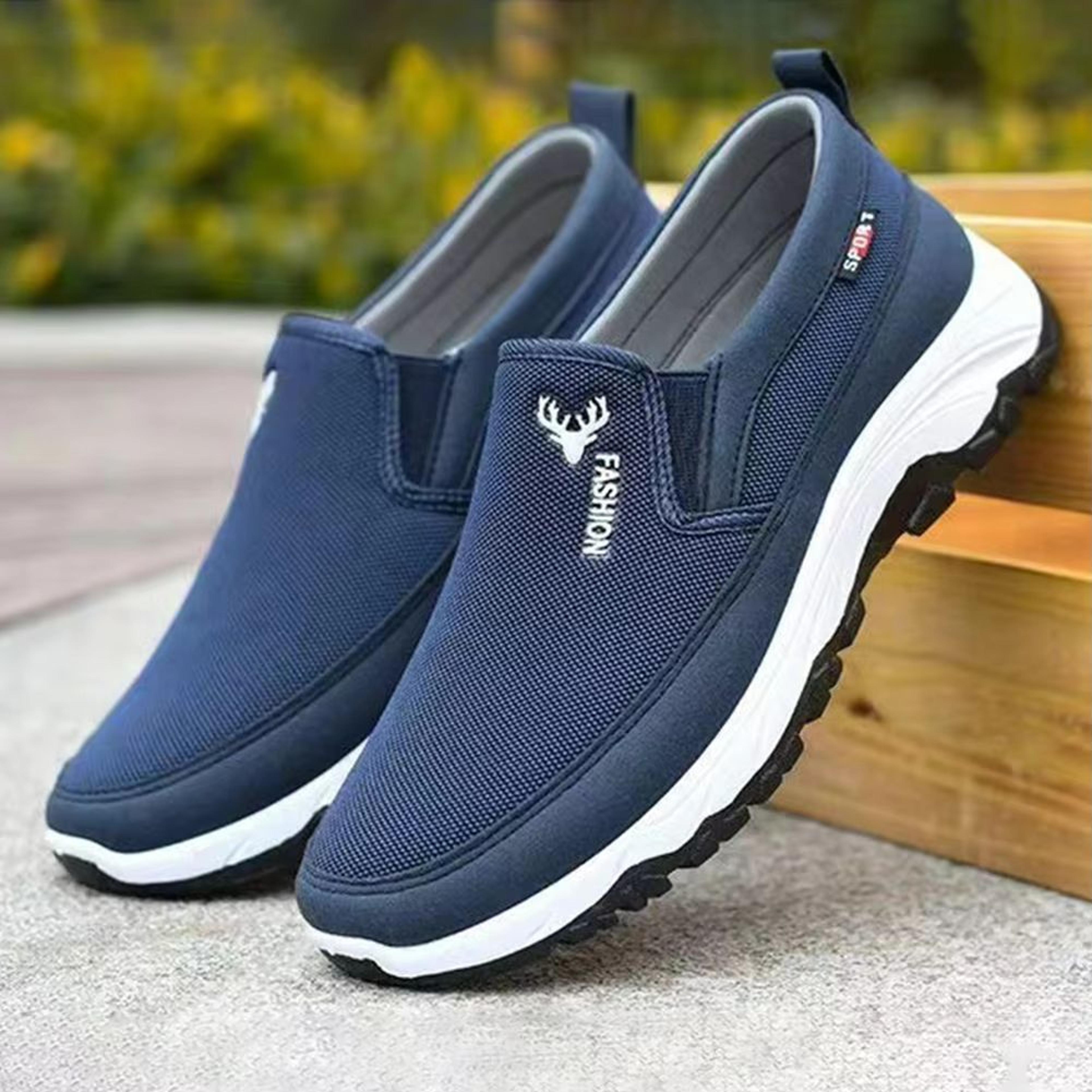 airease orthopedic breathable slip-on boat shoes