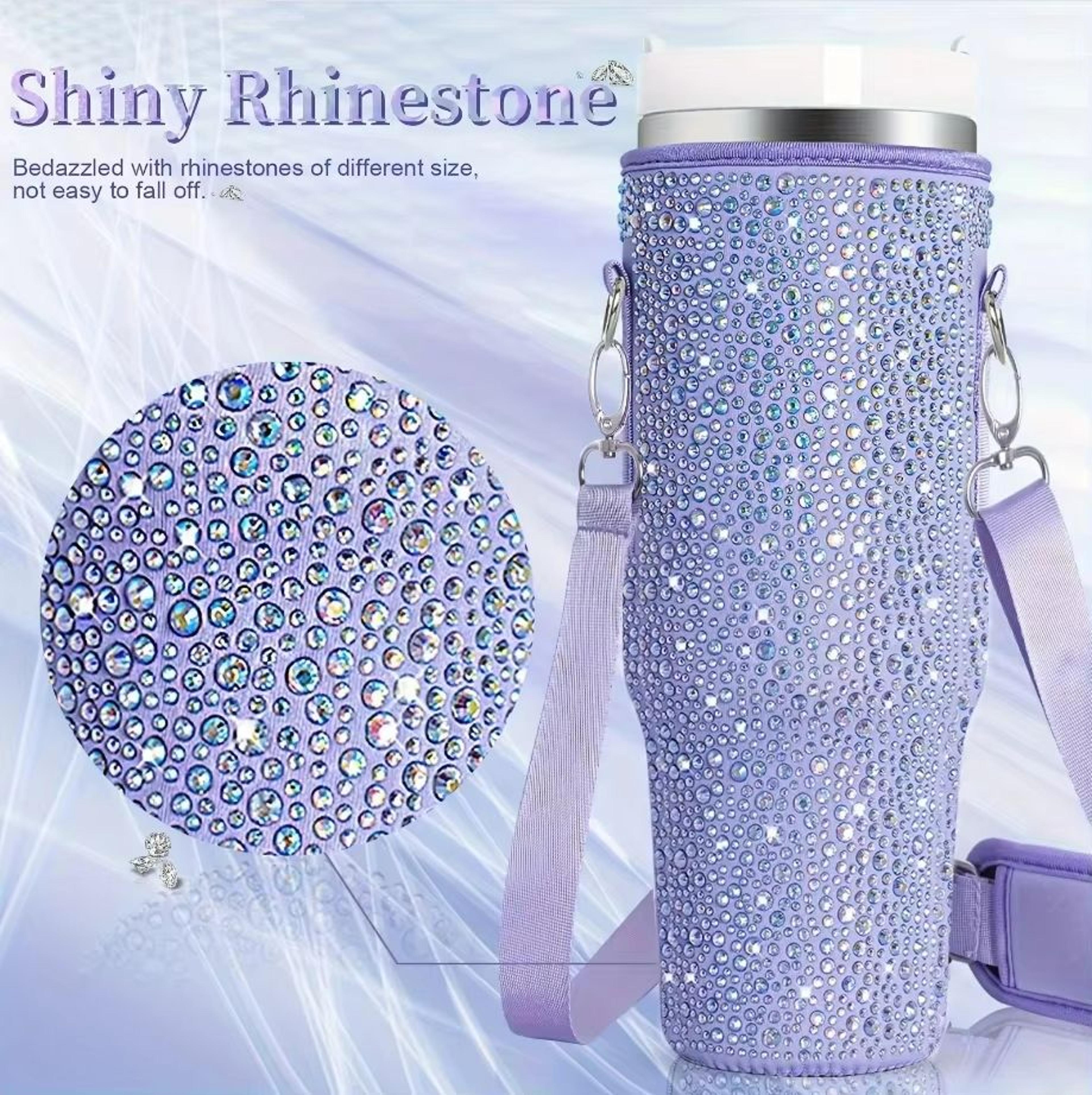 GlamGuard Rhinestone Lanyard Carrier For Stanley 40 Oz 0