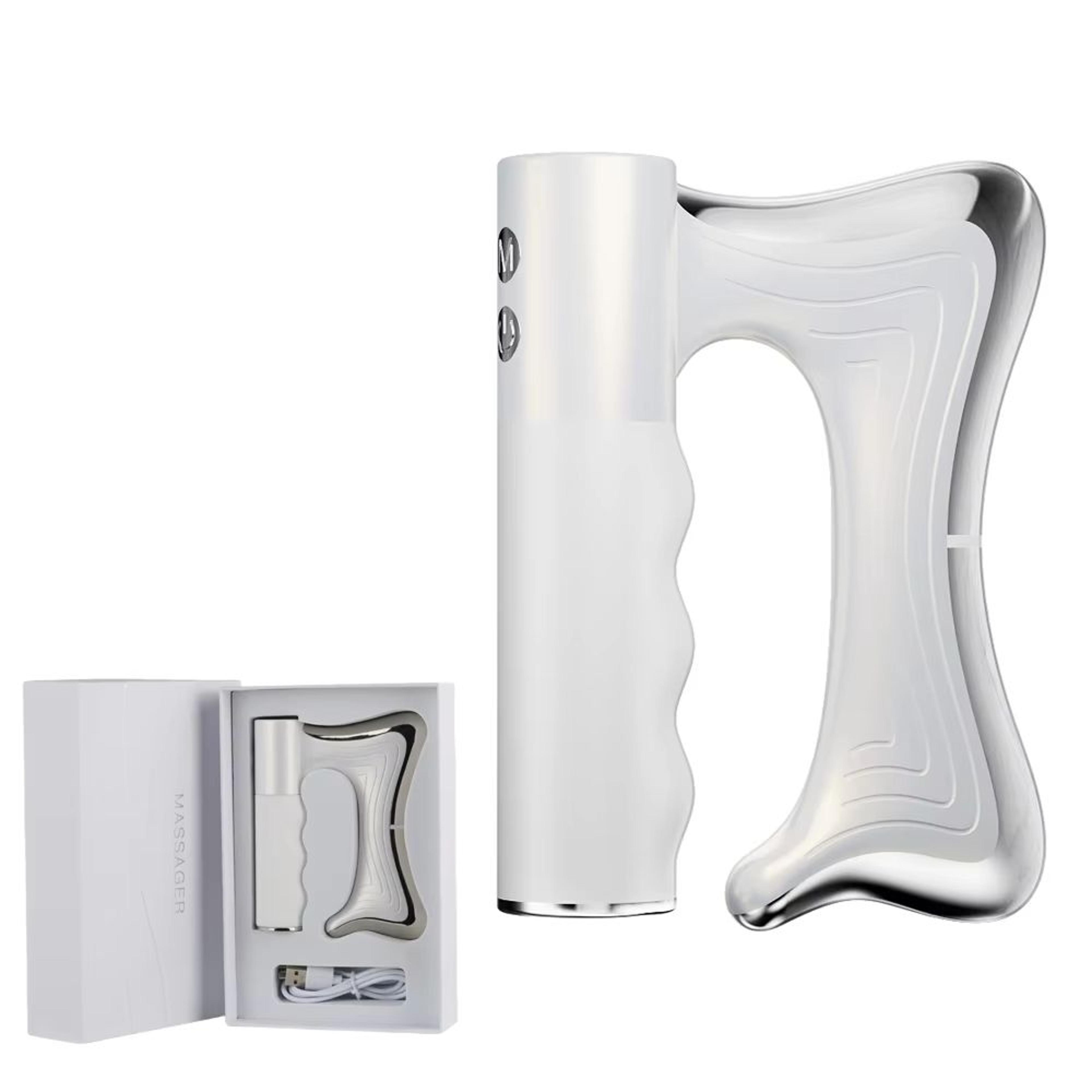 Electric Heating Fascia Knife  LCD Vibration Massager For Muscle Relaxation Warm Body Therapy  Lift 7