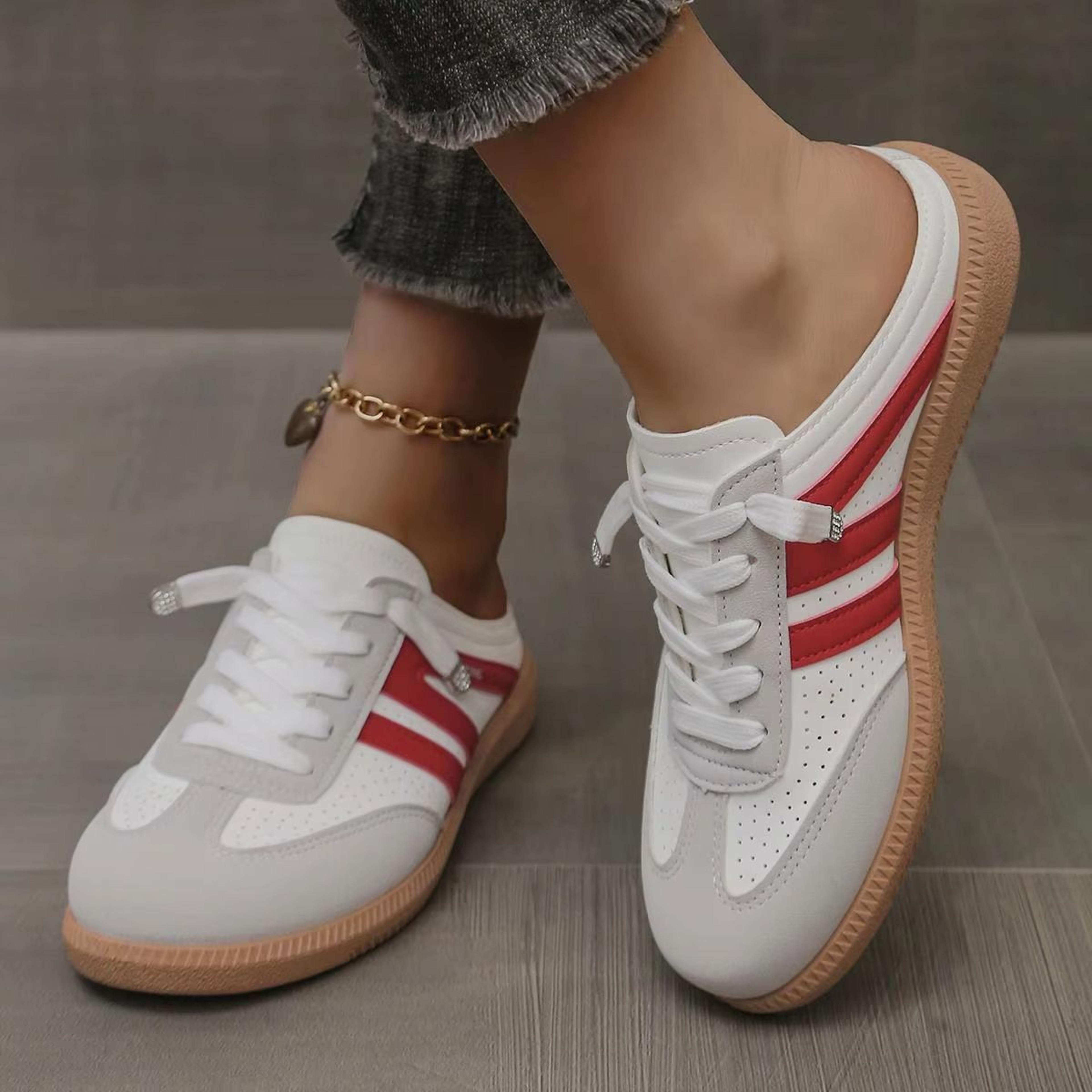Womens Retro SlipOn Mule Sandals  Lightweight Backless Flat Shoes With Soft Bottom Comfort 4