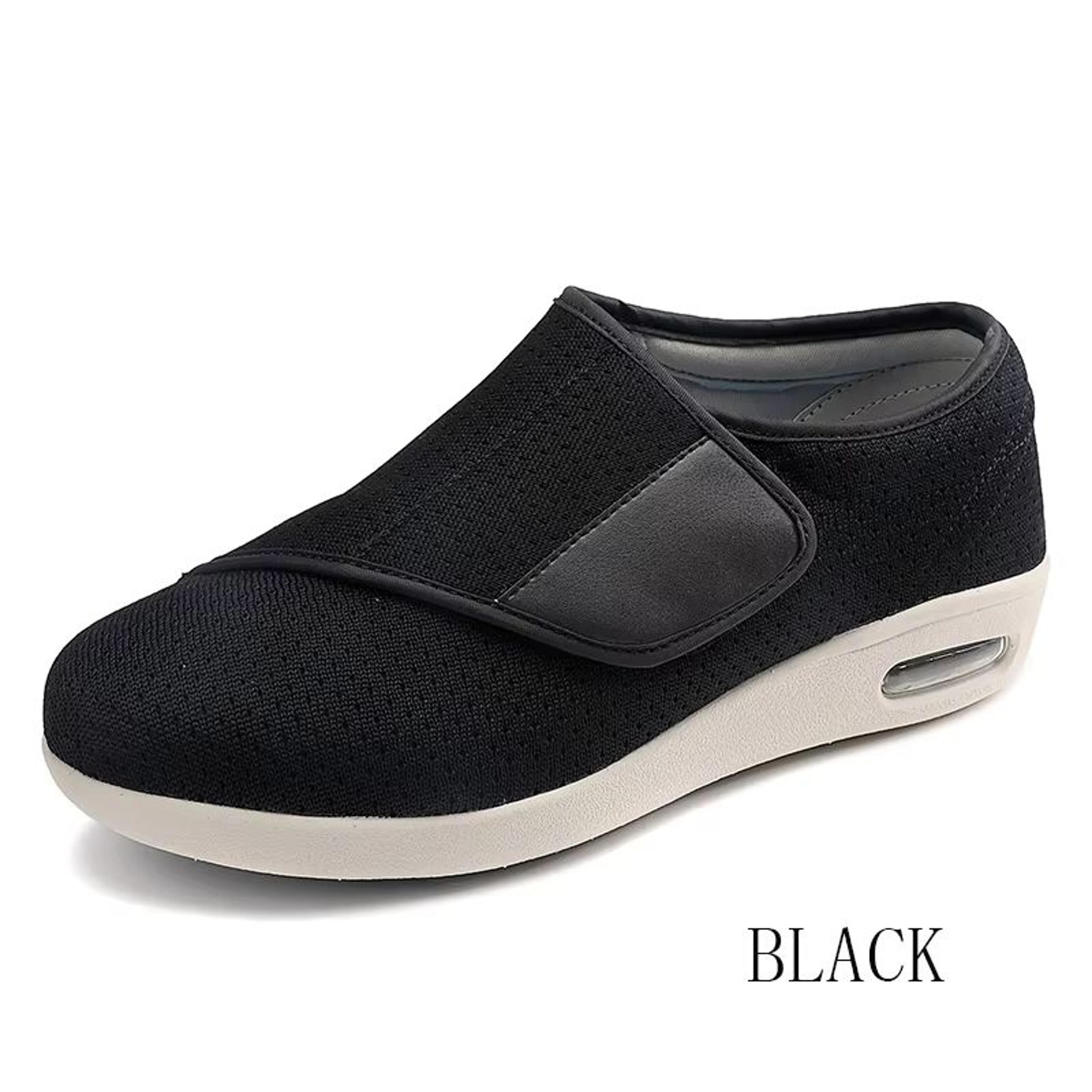 Mens Orthopedic Wide Fit Walking Shoes Comfortable Diabetic Shoes For Swollen Feet And Big Sizes 6