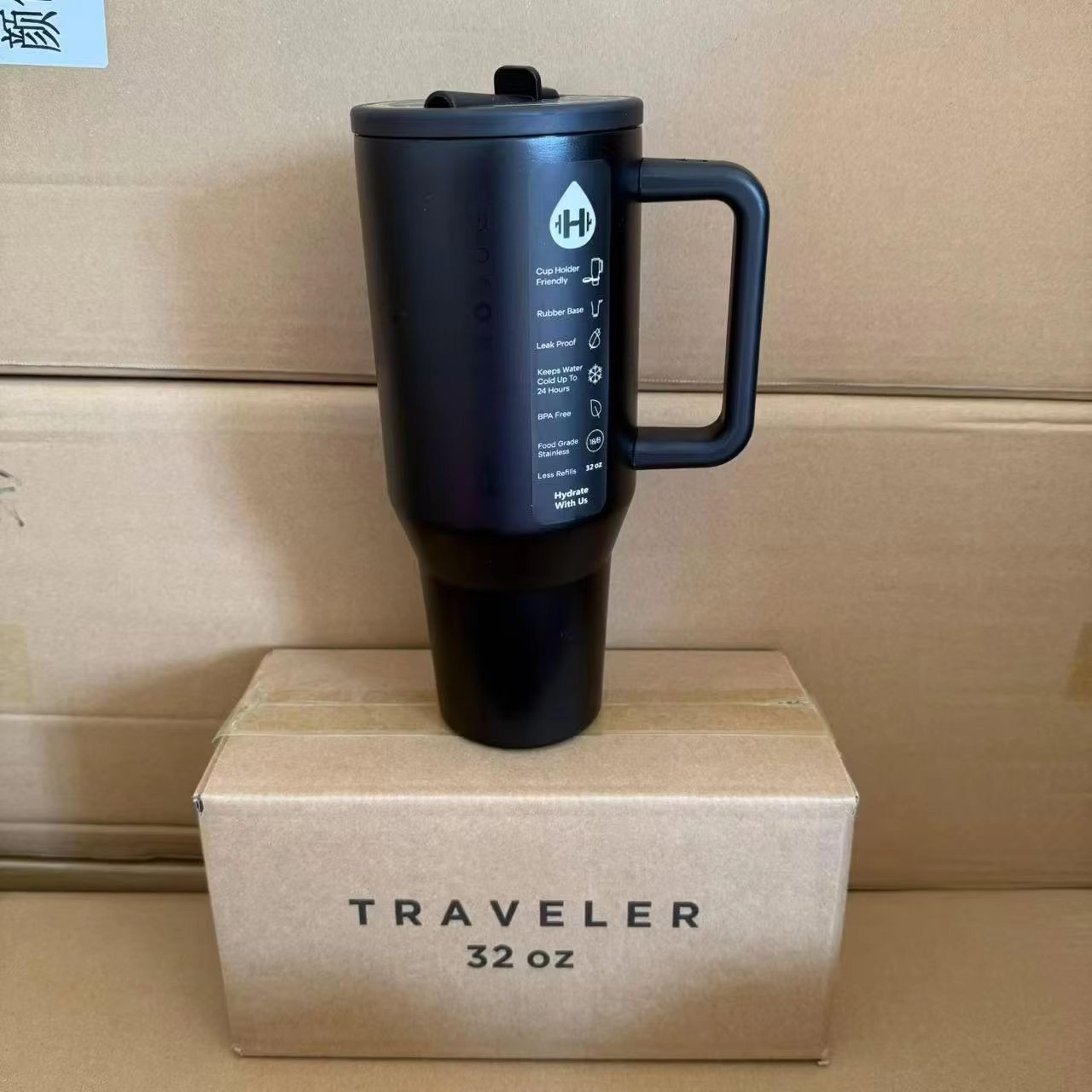 HydroJug Traveler Tumbler  32oz40oz Stainless Steel Vacuum Insulated Water Bottle With Straw Lid 9