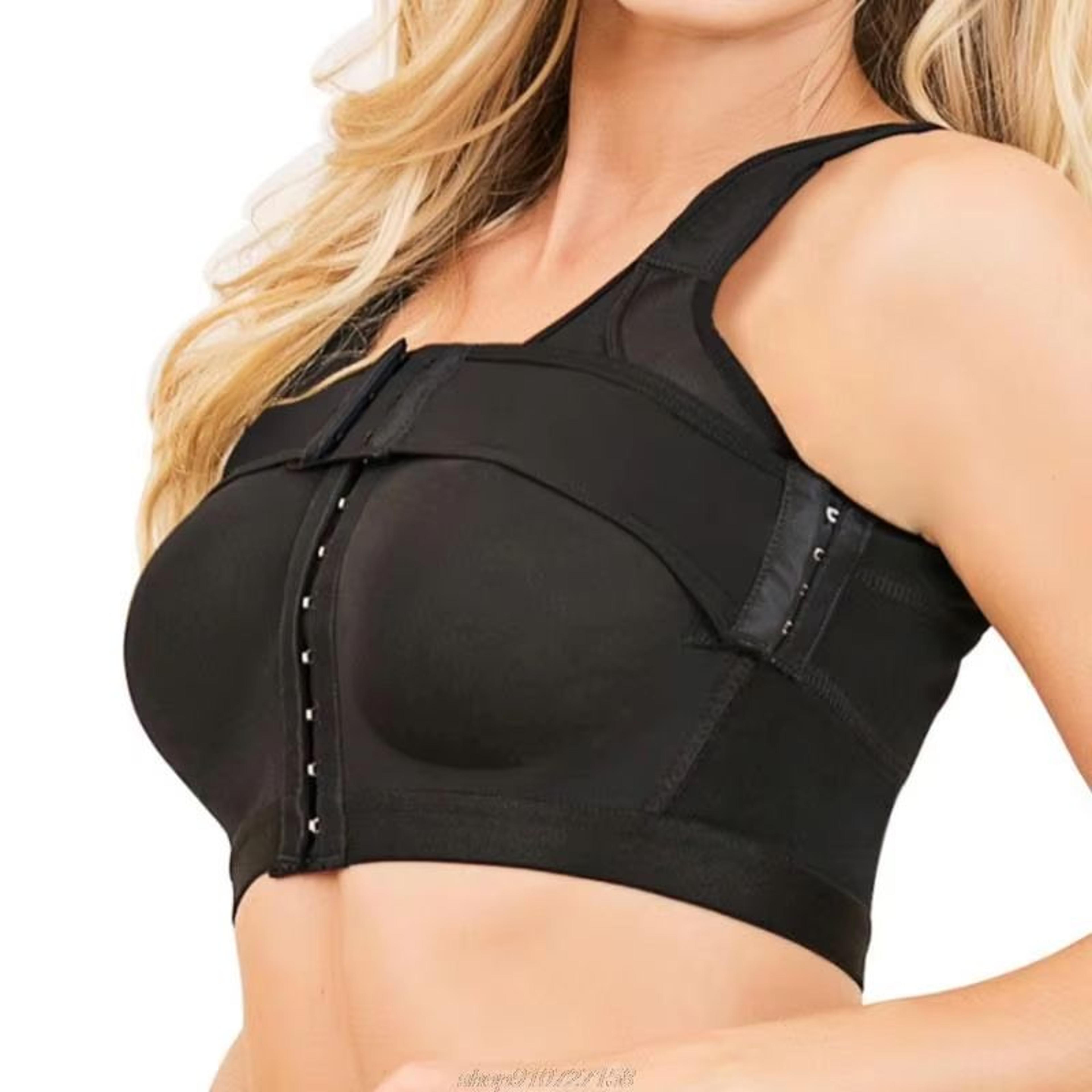 WomenS PostSurgery Front Closure Bra  Posture Corrector  Compression Shapewear With Hooks For Recov 6