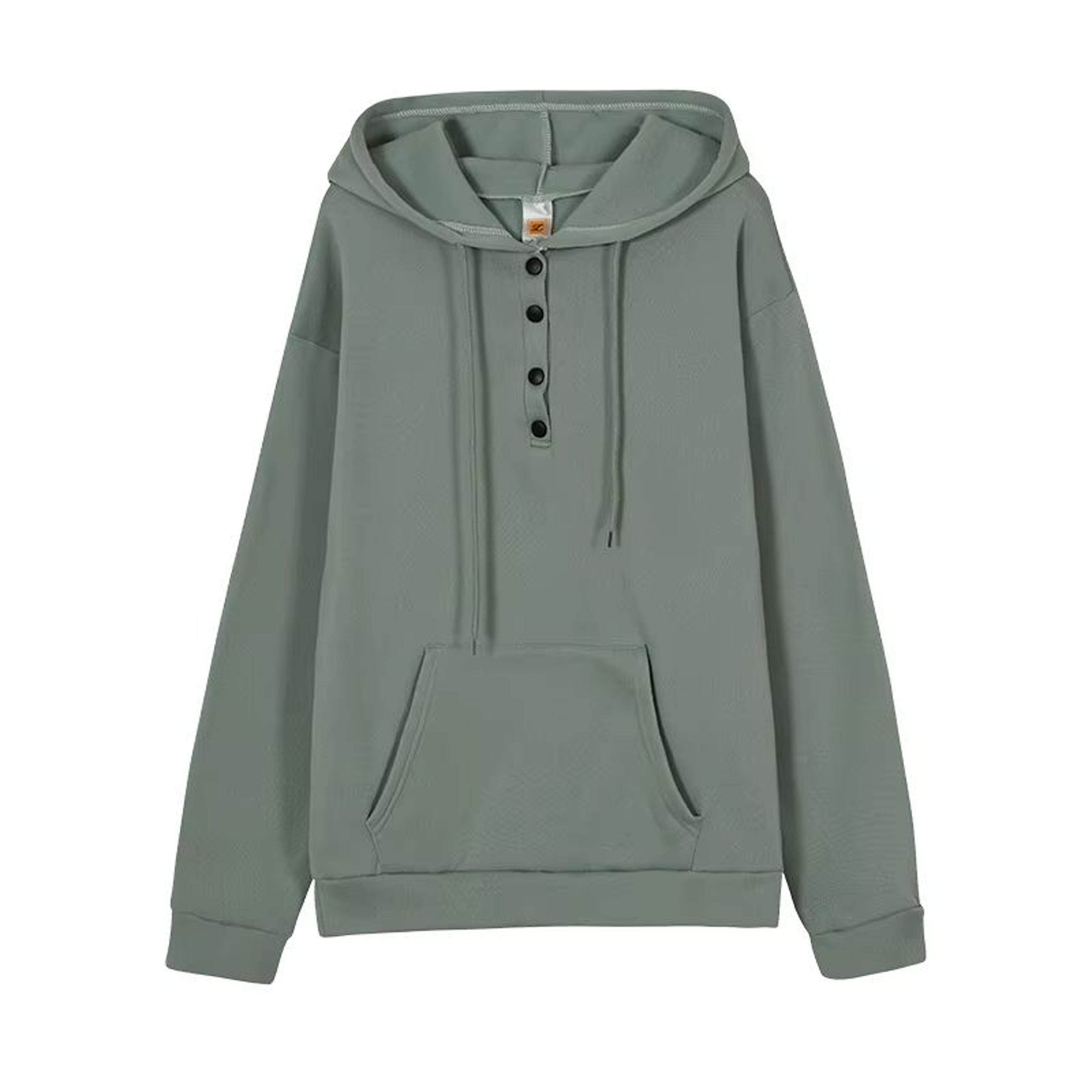 Everyday Ease Oversized Drawstring Hoodie  Comfy Pocketed Pullover 4
