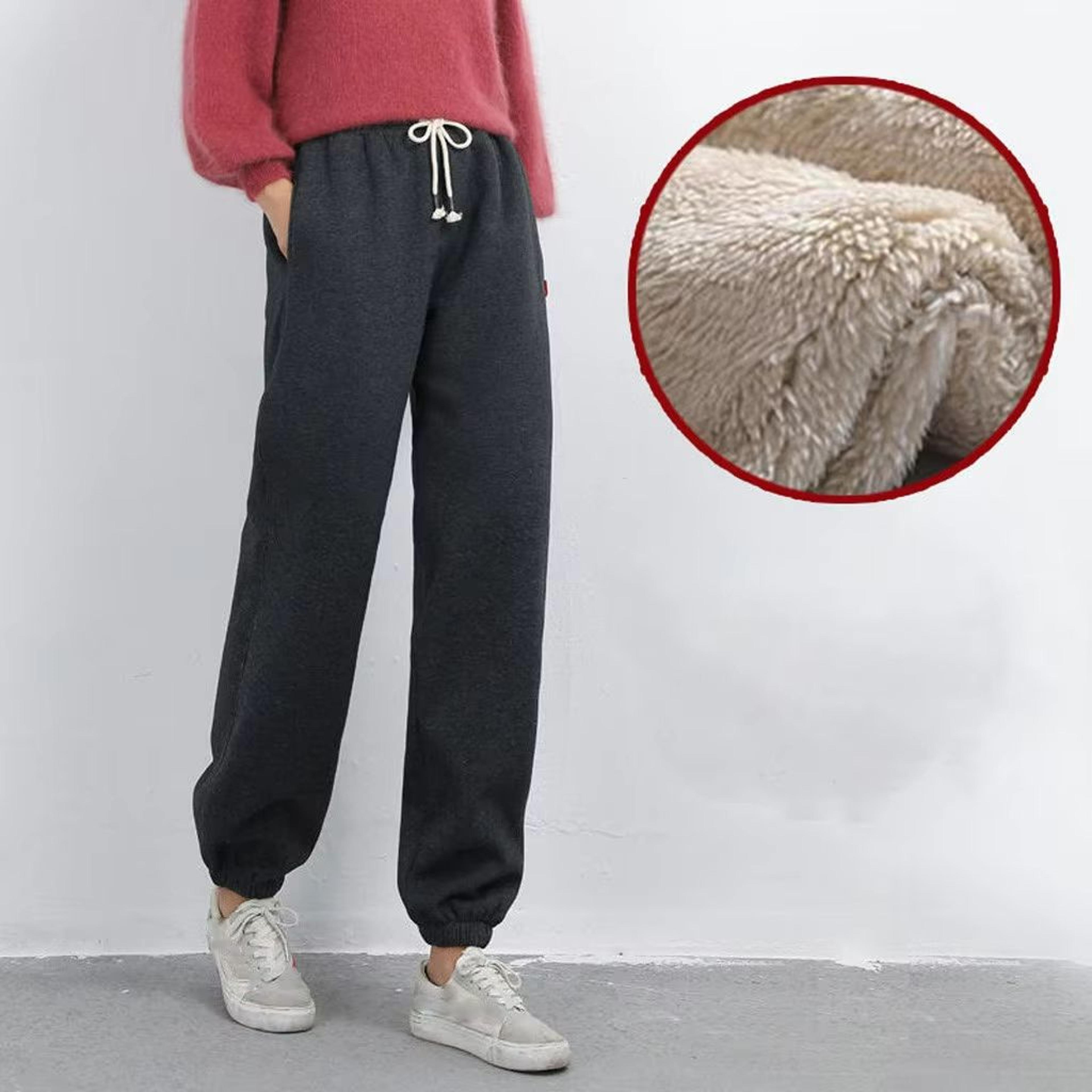 FuzzEase PlusSize FleeceLined Leggings  Thick Winter Thermal Pants 1