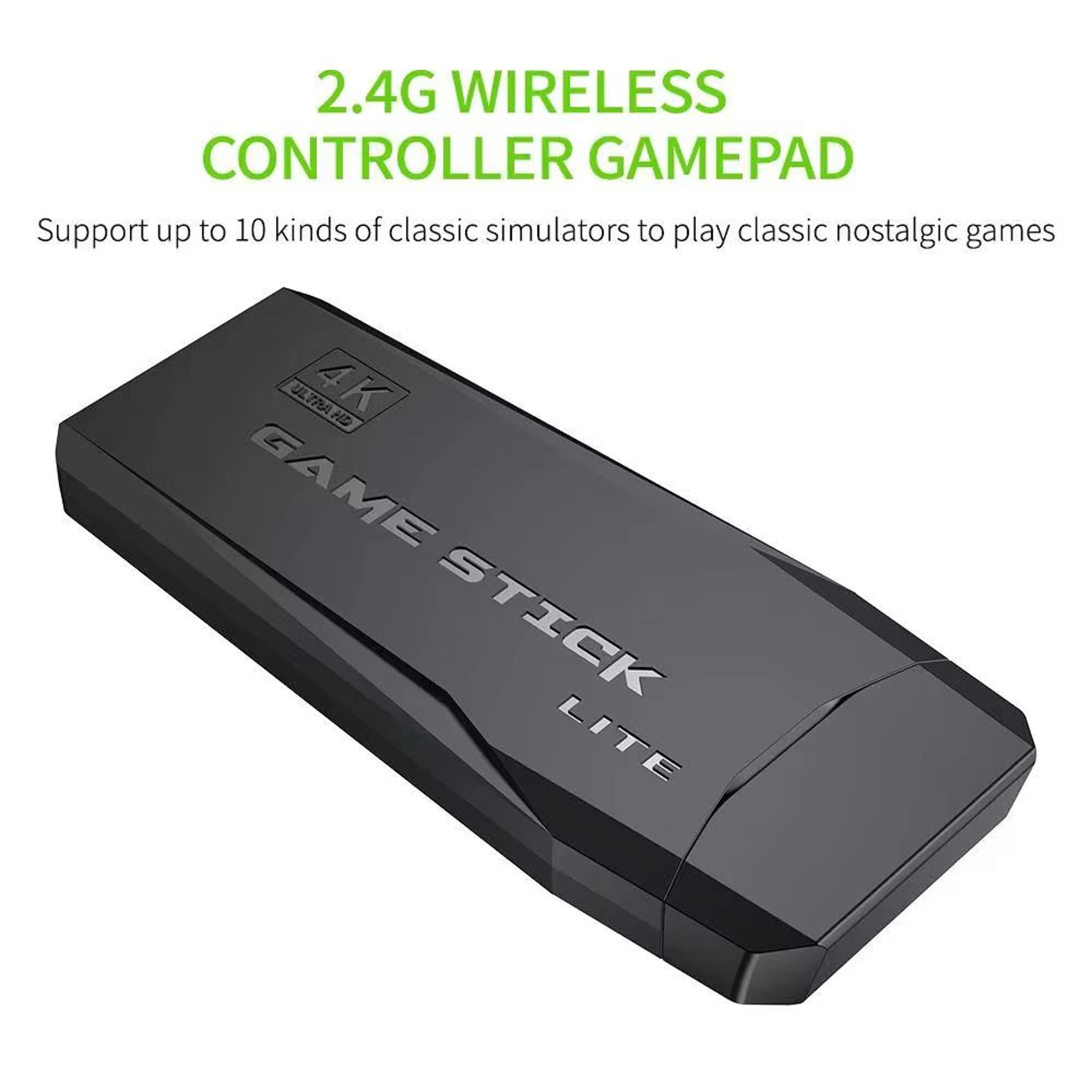 Retro Wireless Game Console Stick  4K Portable Console With 20000 Games 64GB Storage For Classic Pl 3