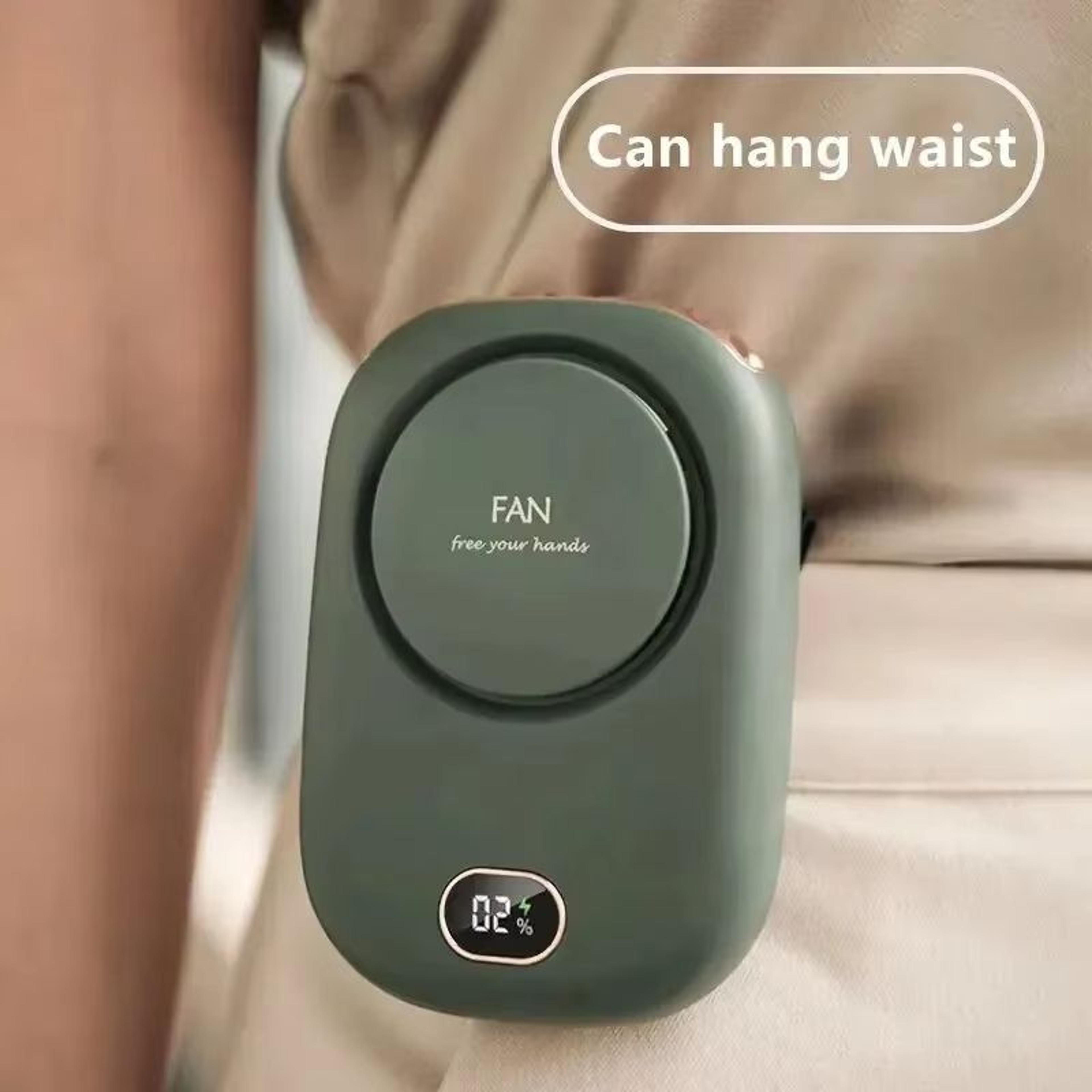 Mini Portable Bladeless Fan  Rechargeable Ultra Quiet Handheld Cooling Fan For Travel Sports  Outdo 2