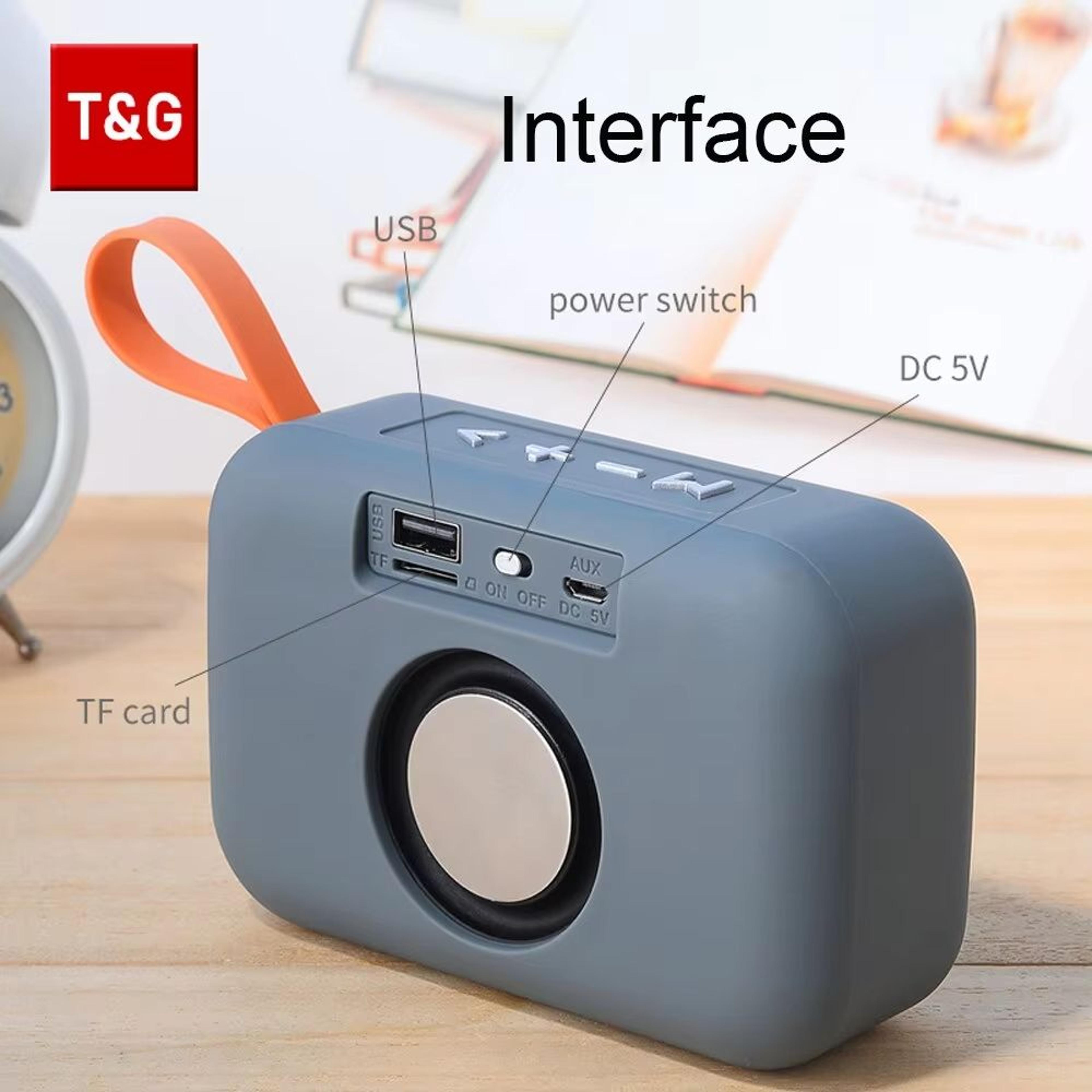 TG506 Portable Wireless Bluetooth Soundbar  Mini HIFI Speaker With Waterproof Design FM Radio  TF C 1