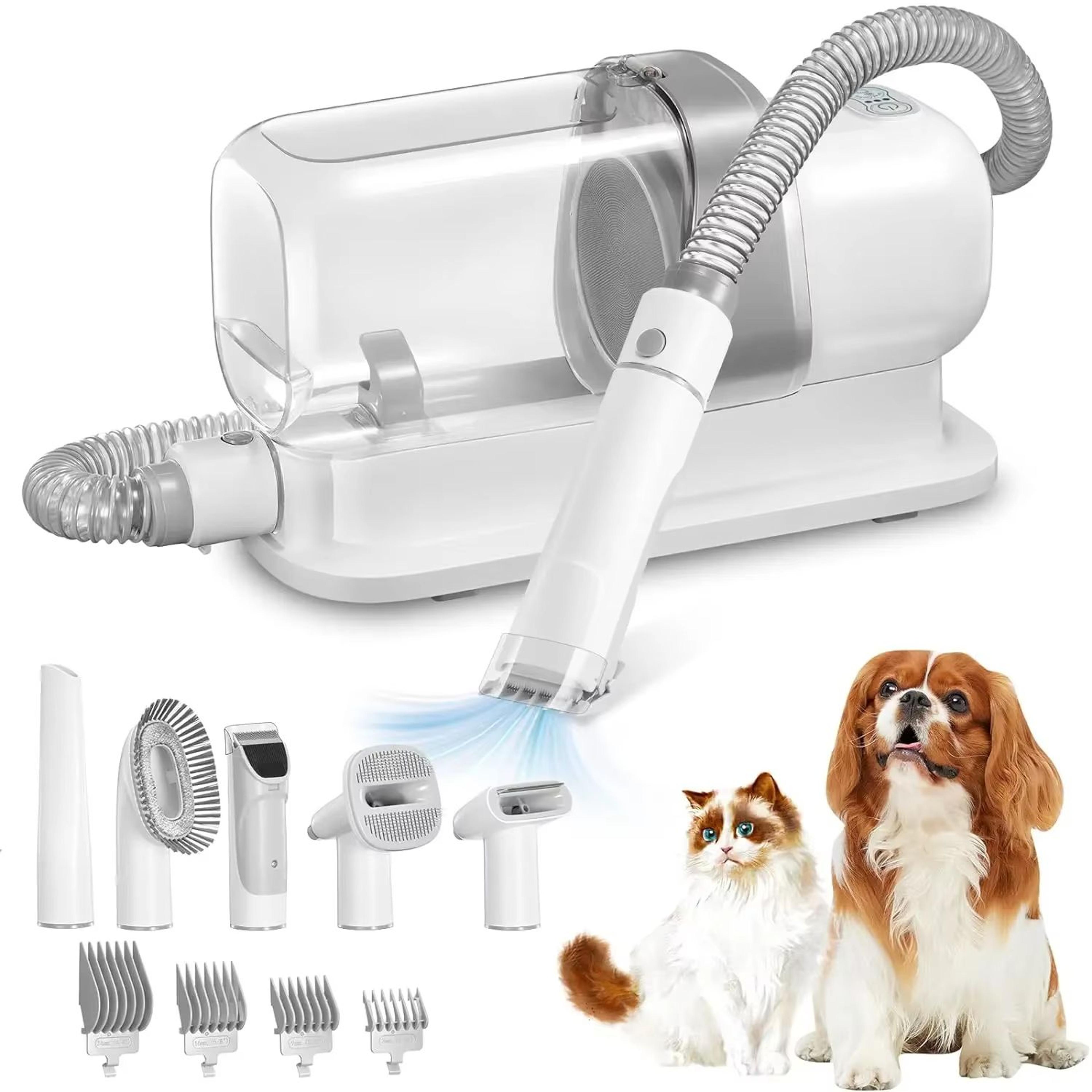 Dog Grooming Vacuum  Pet Grooming Kit With 23L Dust Cup  Low Noise Pet Hair Vacuum Cleaner With 5in 10