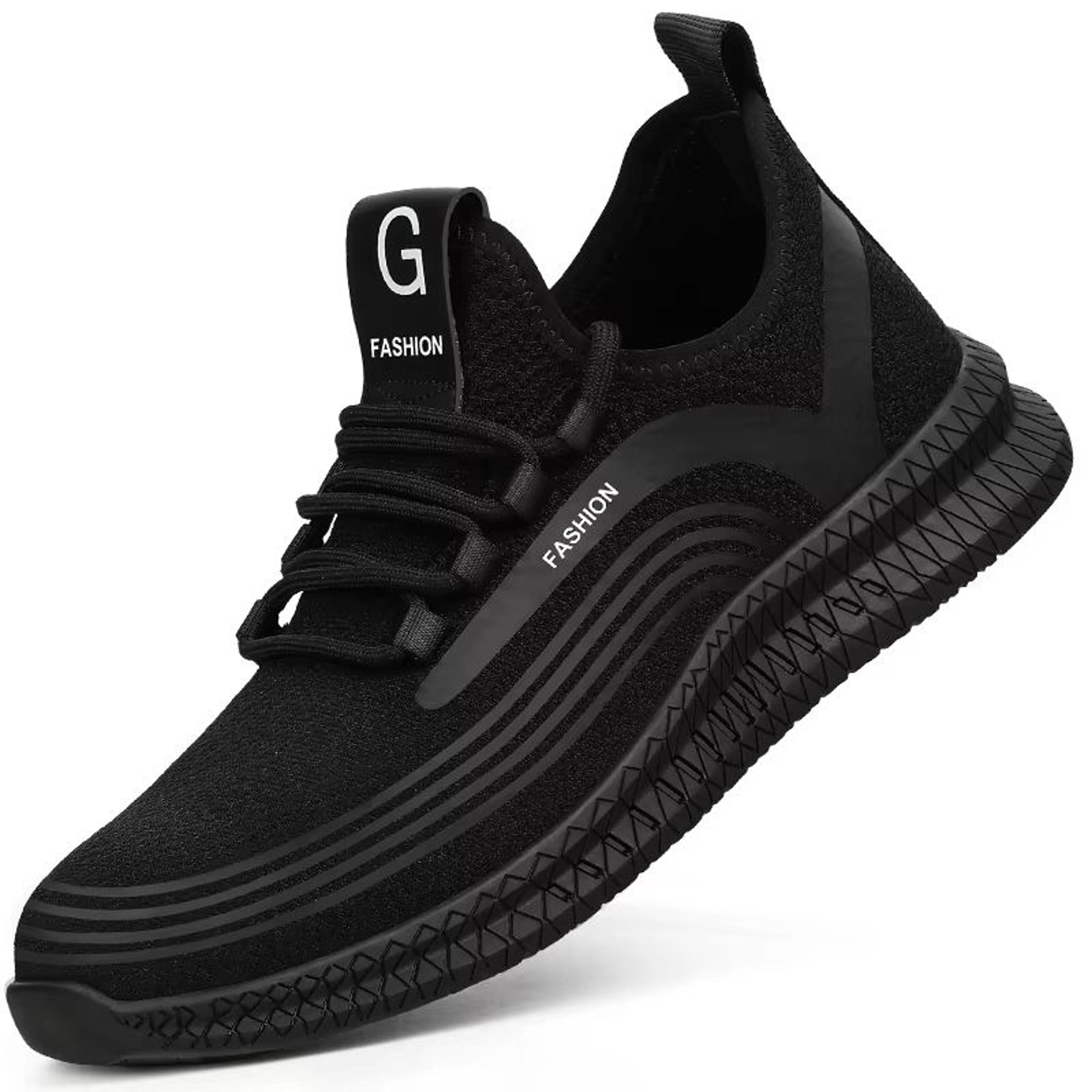 Breathable Steel Toe Work Shoes  Lightweight PunctureProof Safety Sneakers For Men  Women 7