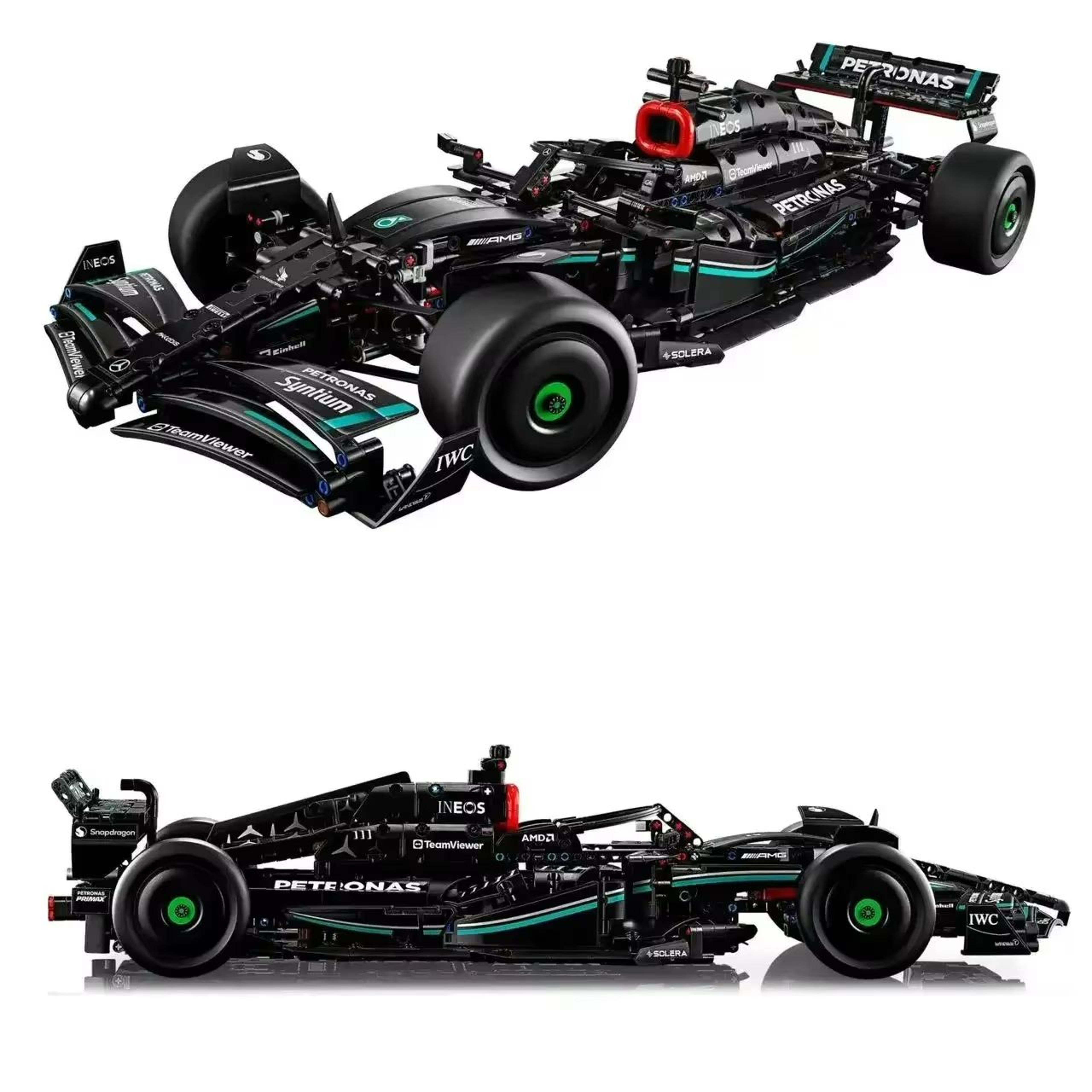 F1 W14 Race Car Building Blocks  1 To 8 Scale 1642PCS Technical Supercar Model Kit For Kids  Collec 6
