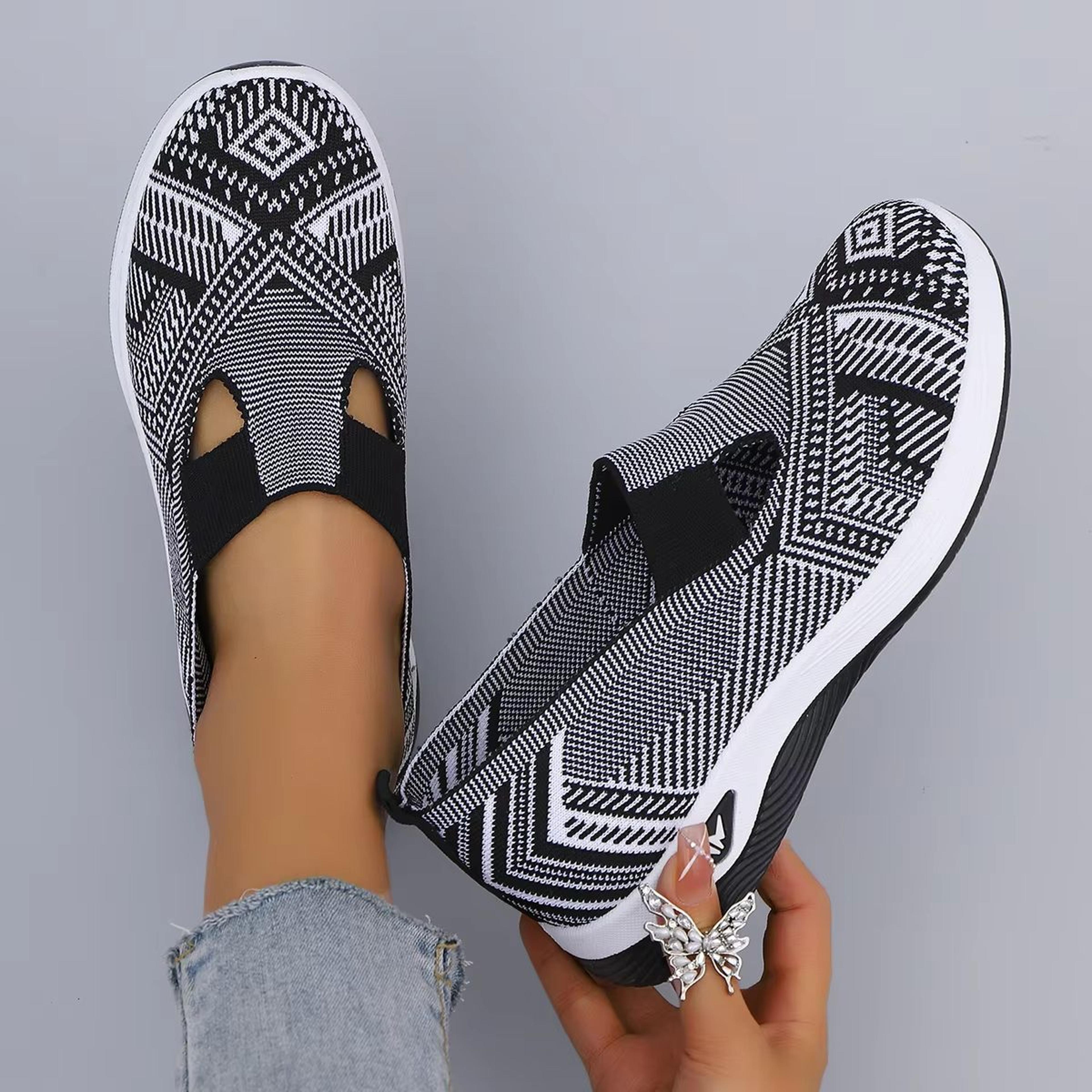 women's breathable mesh flat sneakers – lightweight summer casual shoes