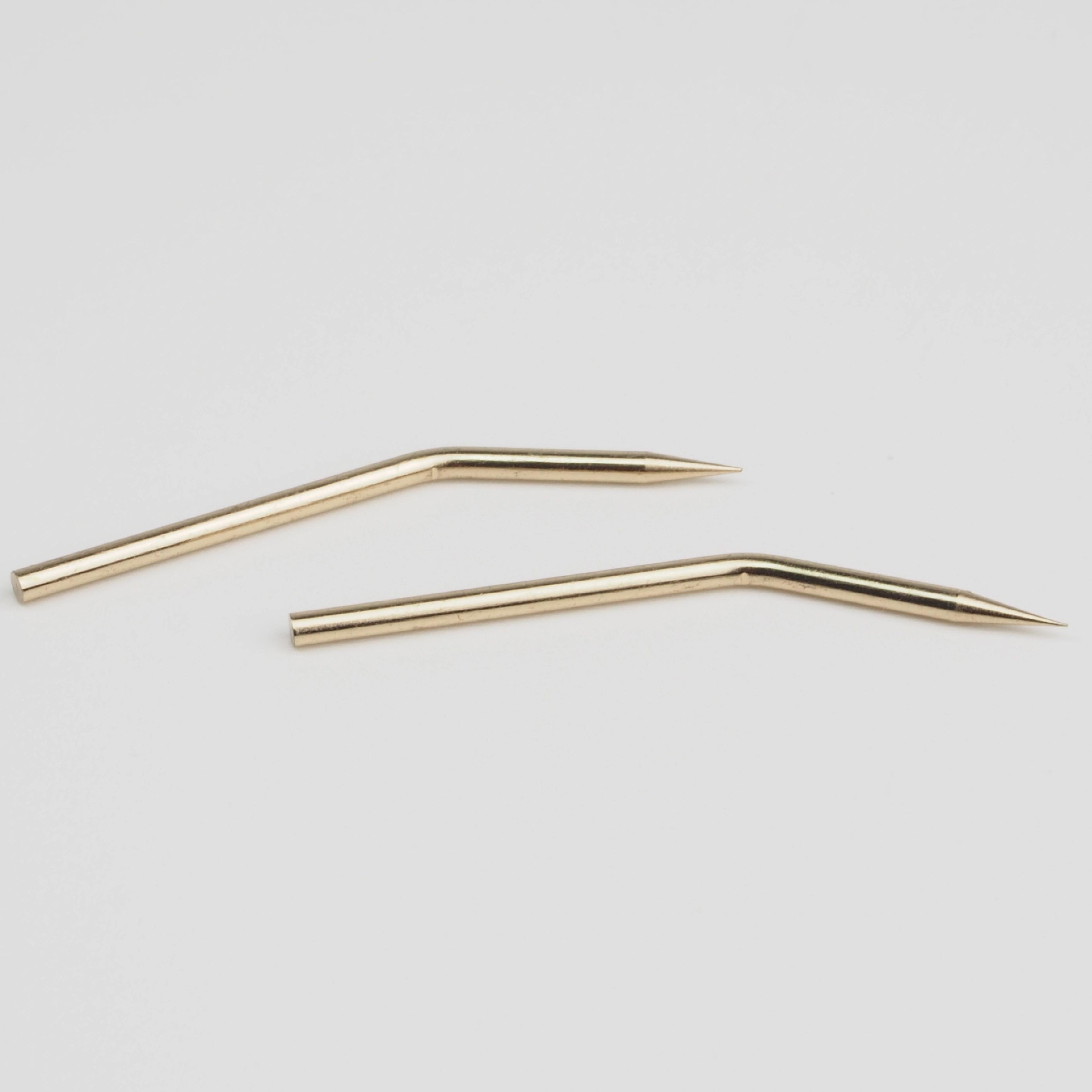 Copper Fibroblast Plasma Pen Replacement Needles  Bent Straight And Curved Tips For 2nd Generation  8