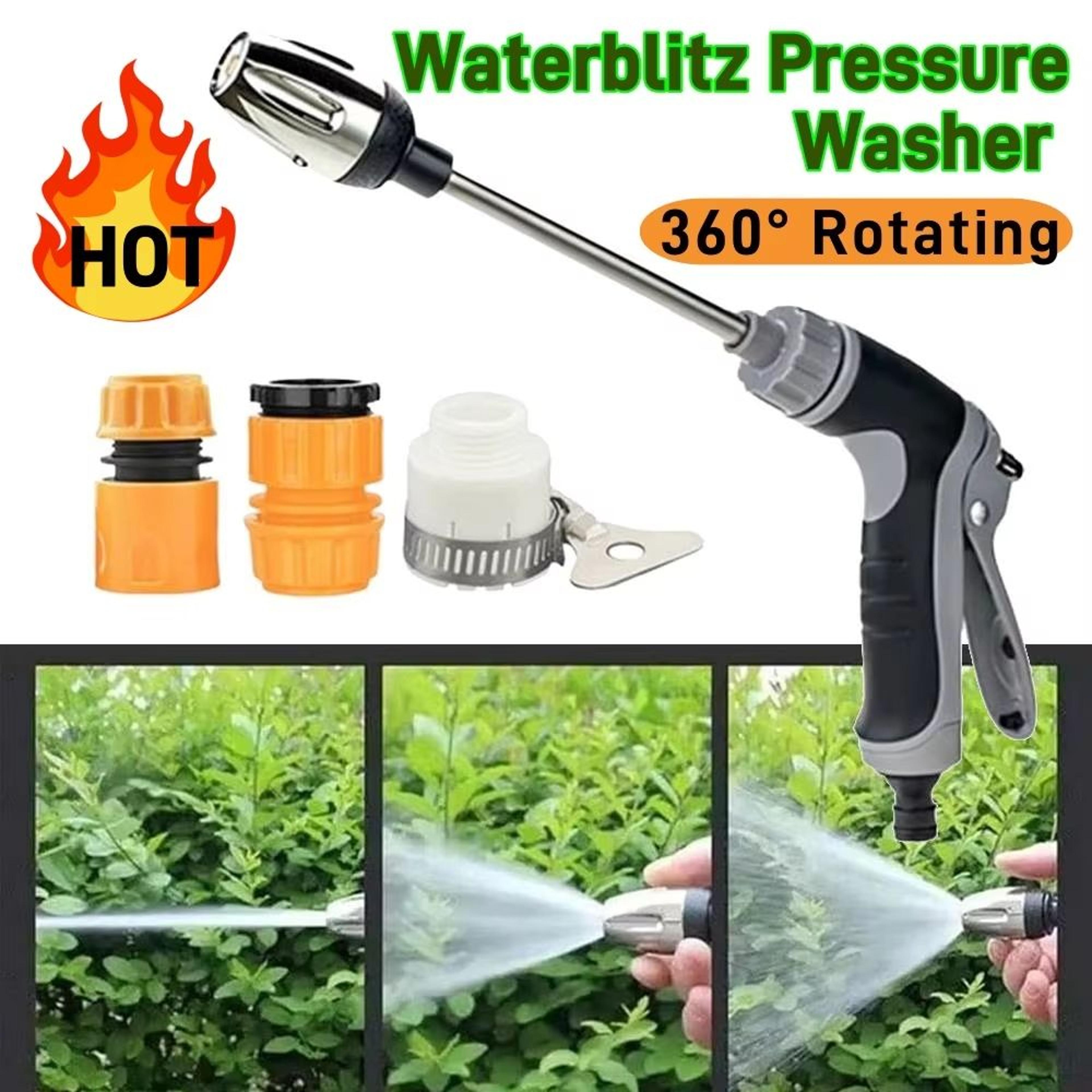 garden high pressure washer gun with 360 rotating hose for car patio and outdoor cleaning