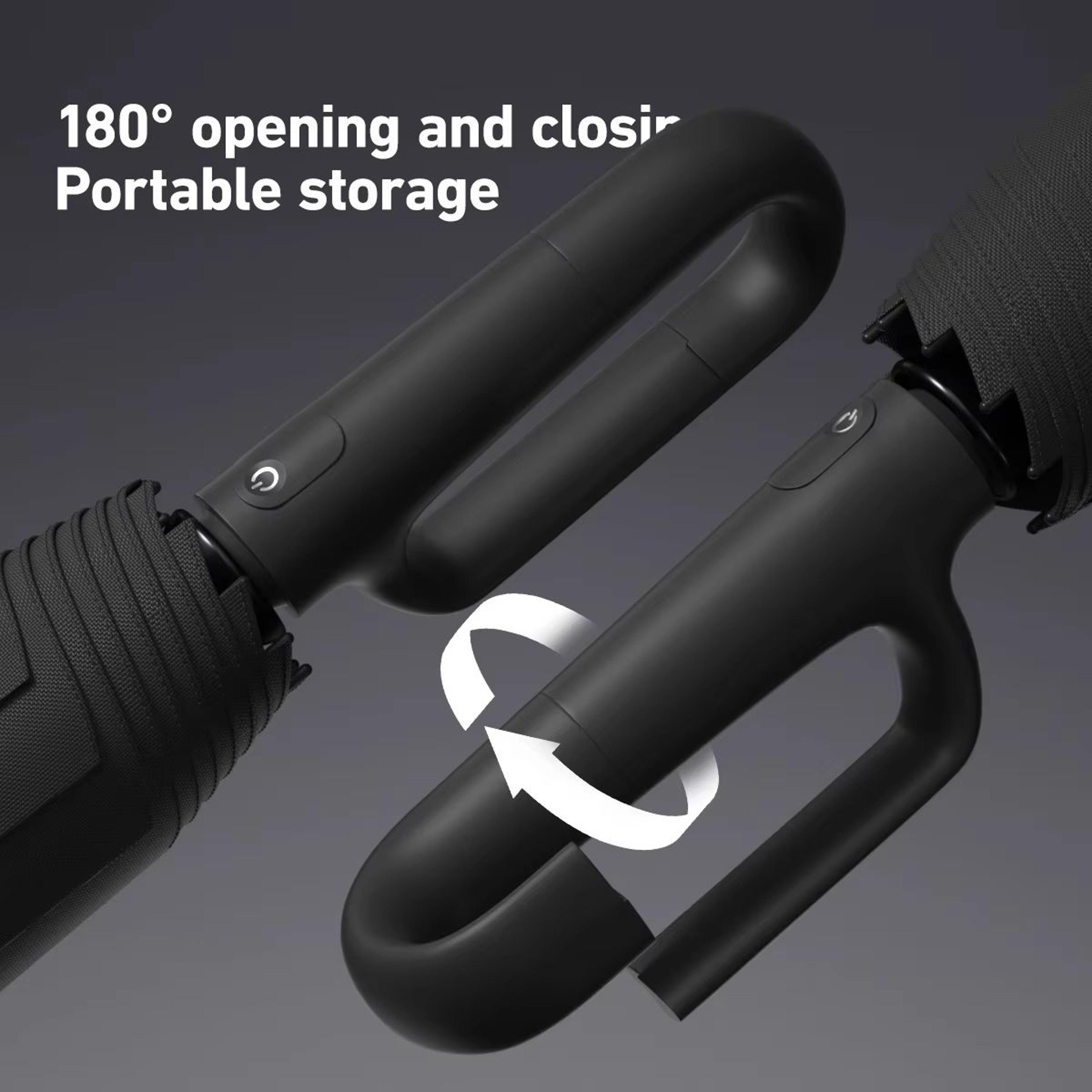 Automatic Folding Umbrella  Windproof DoubleLayer Portable And Sturdy Design For Men And Women 3