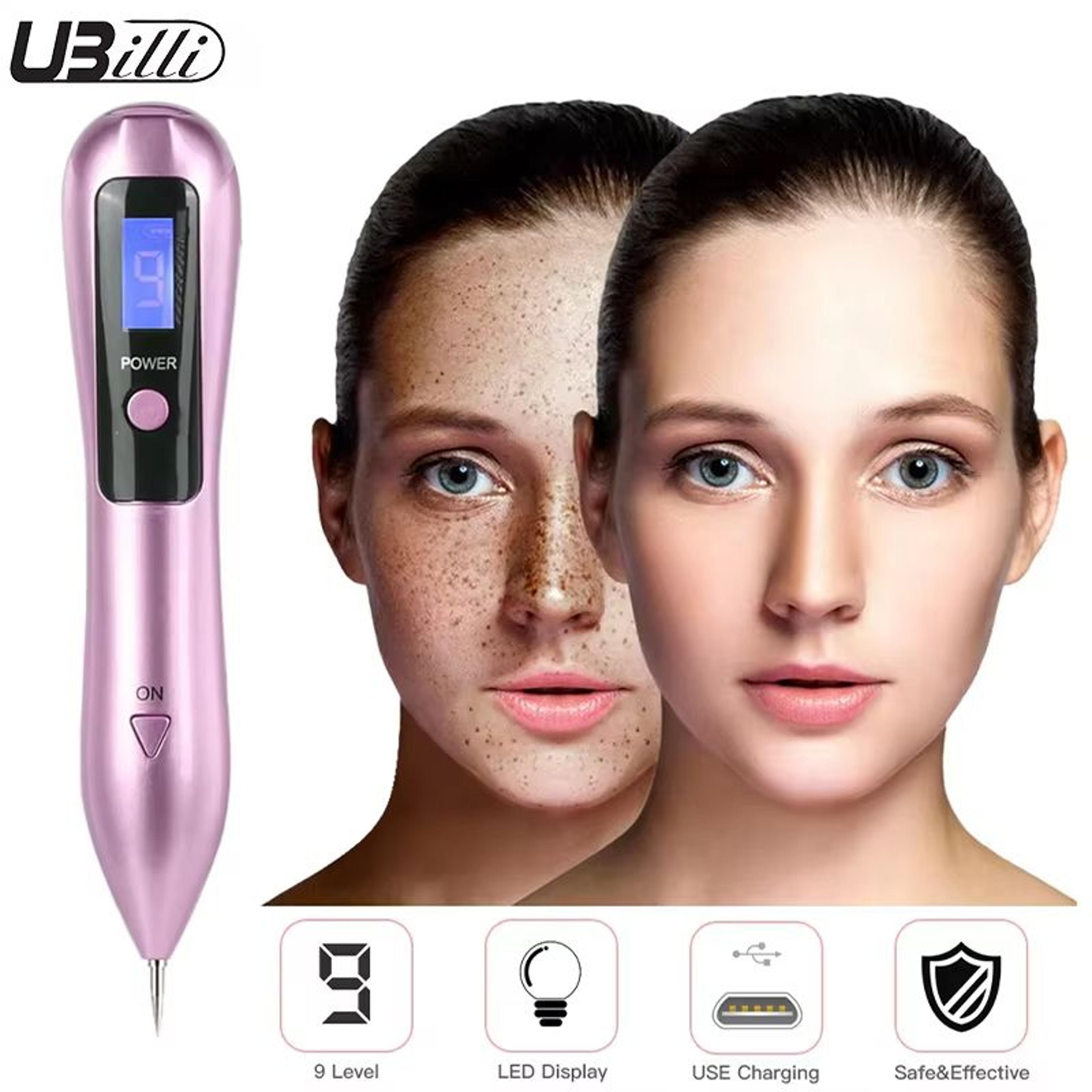 ubilli plasma beauty pen – laser skin tag remover, freckle & tattoo removal tool for spot cares