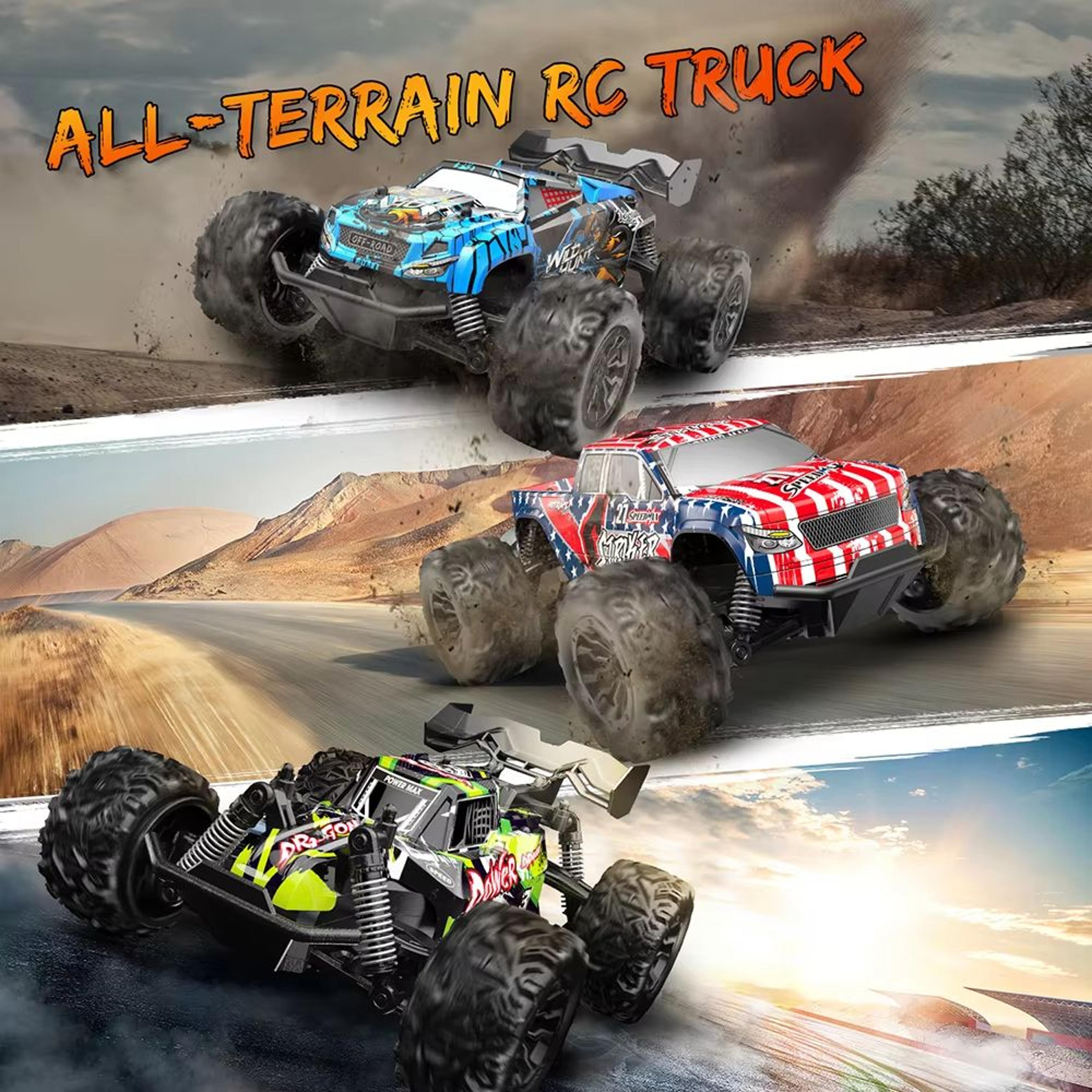 1 20 Off Road RC Car High Speed 24GHz Remote Control Truck 2