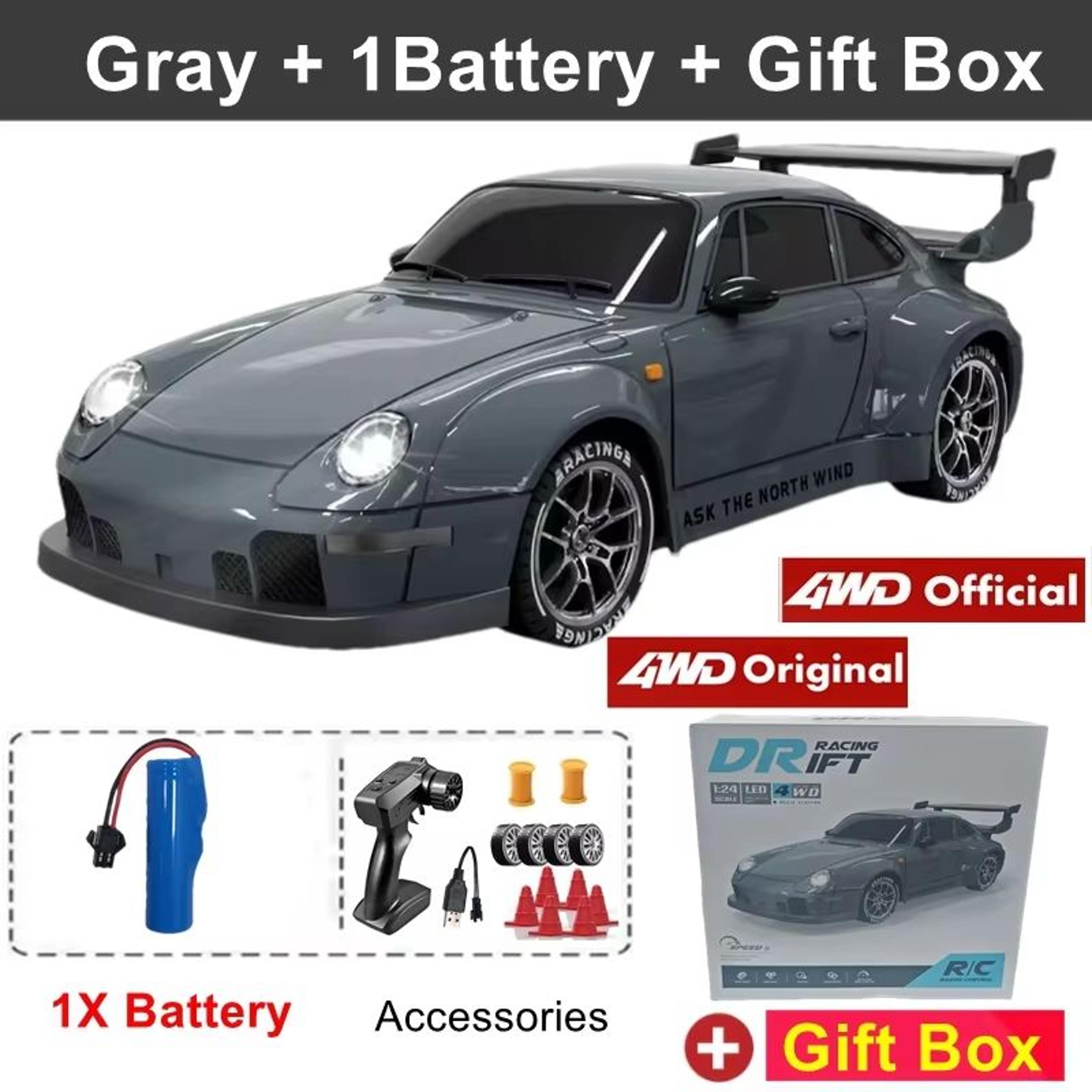 4WD RC Drift Car With LED Lights  High Speed 24G Remote Control Racing Car Toy 7
