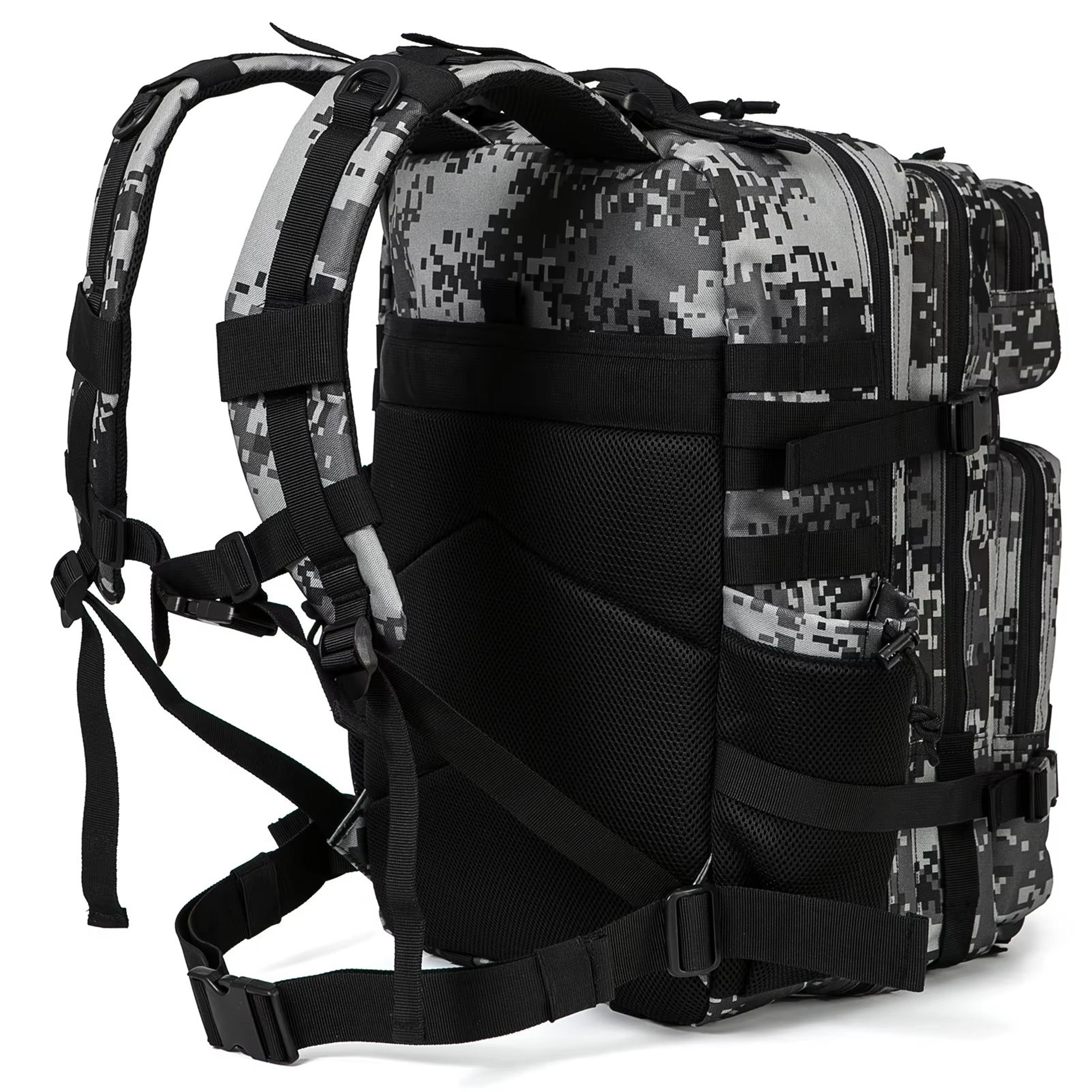 45L Tactical Backpack  MOLLE Survival Rucksack With Bottle Holder For Hiking Hunting  Outdoor Adven 2
