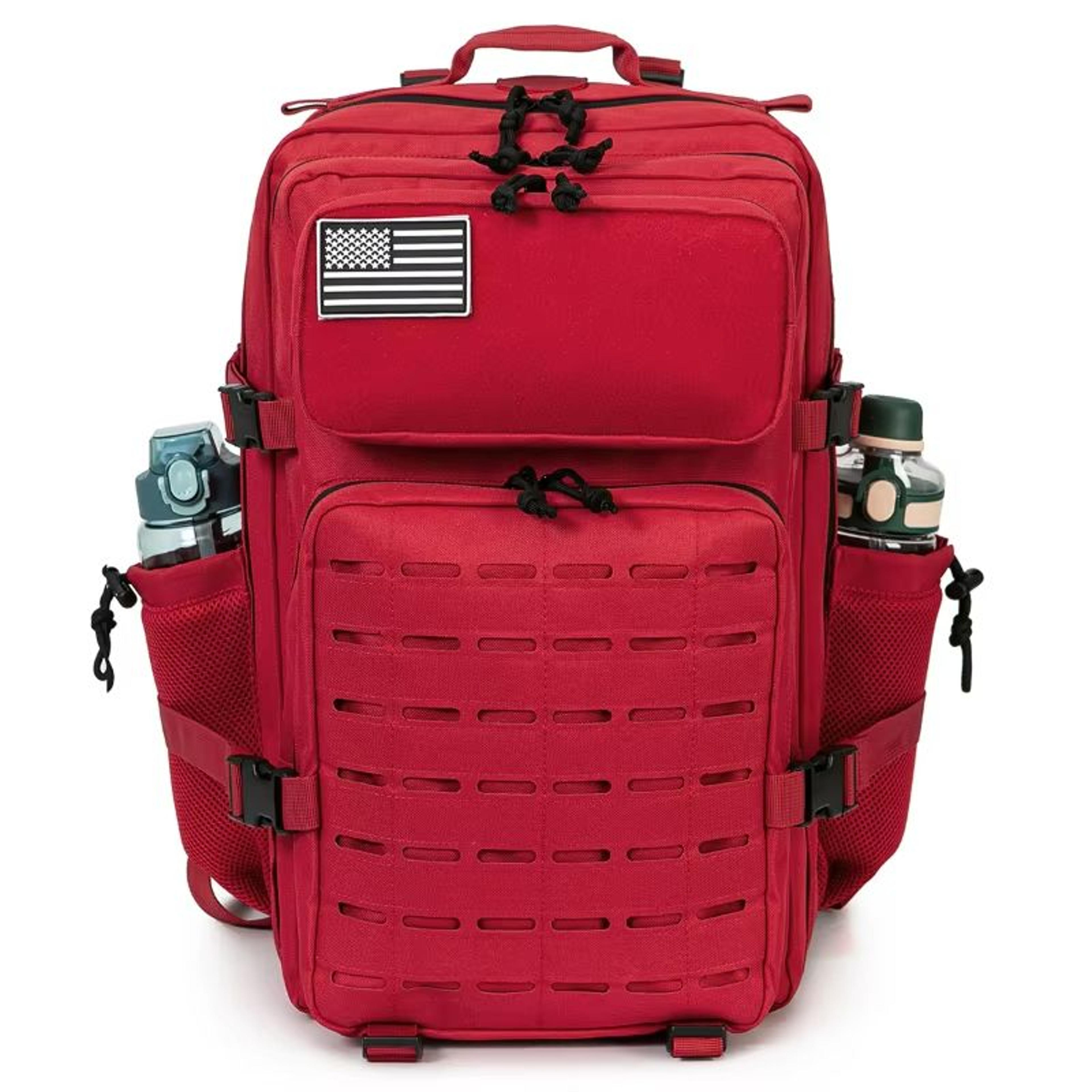 45L Tactical Backpack  MOLLE Survival Rucksack With Bottle Holder For Hiking Hunting  Outdoor Adven 16
