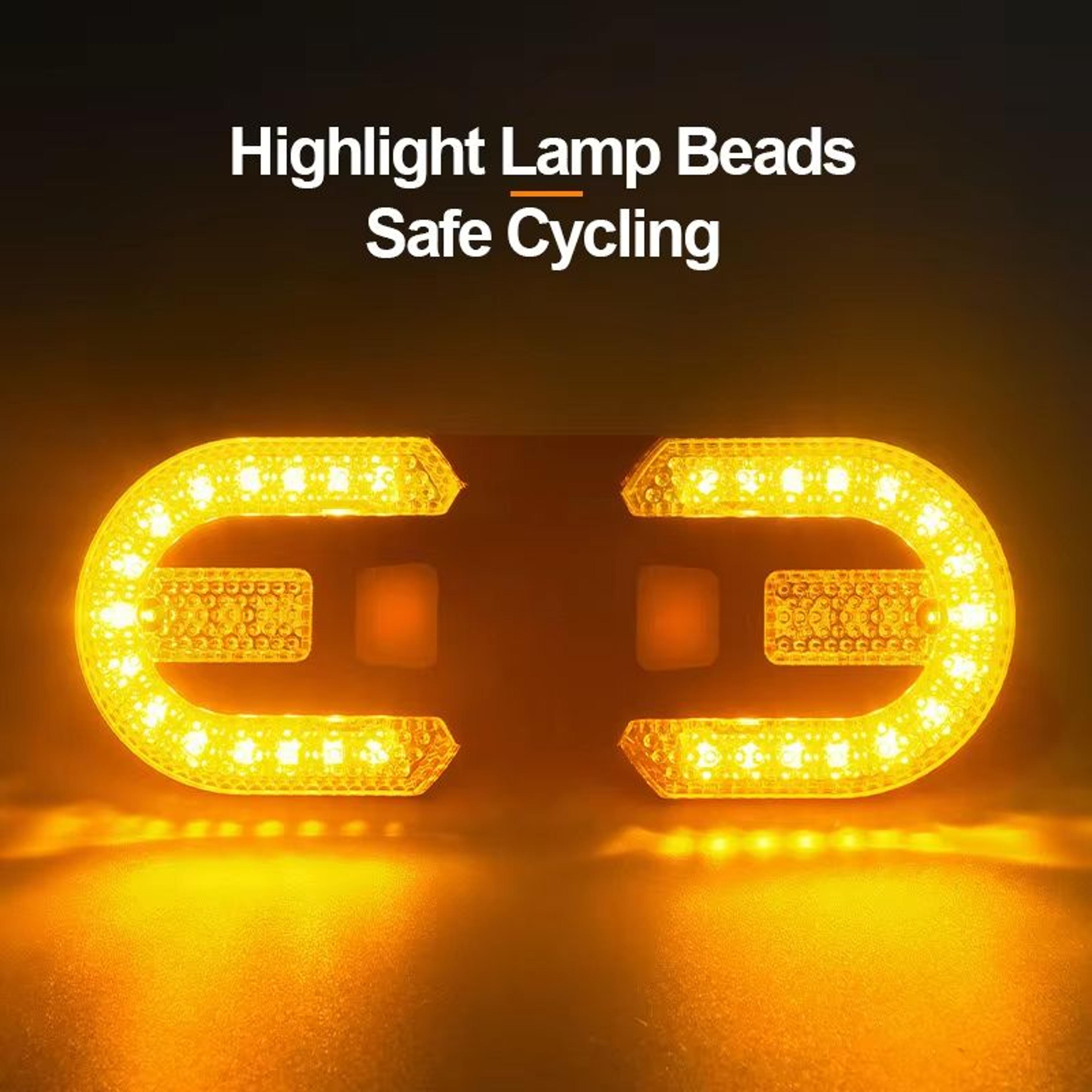 Wireless Bike Turn Signal Rear Light With Remote Control 1
