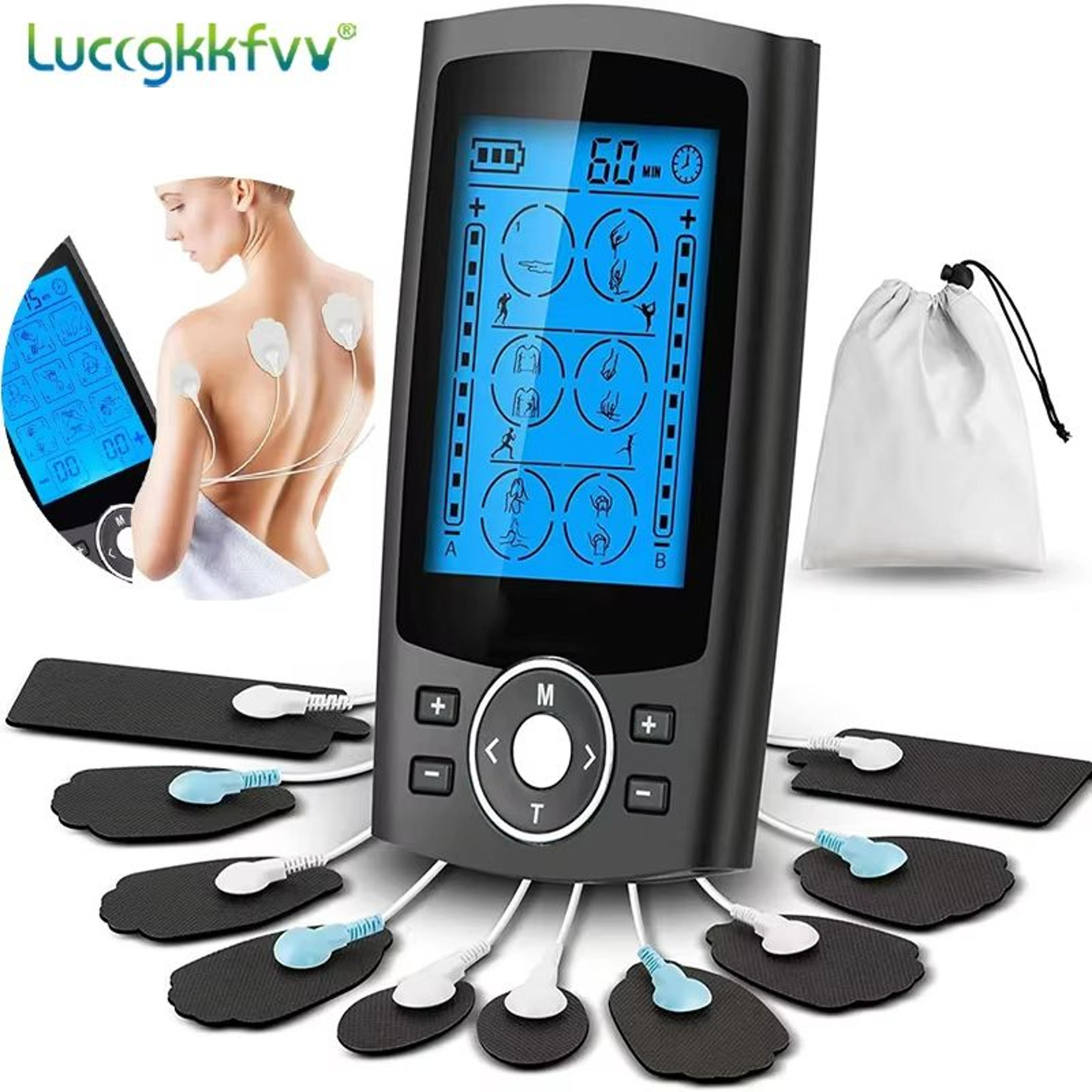 ems tens muscle stimulator – 36-mode electric body massager for pain relief, slimming & therapy