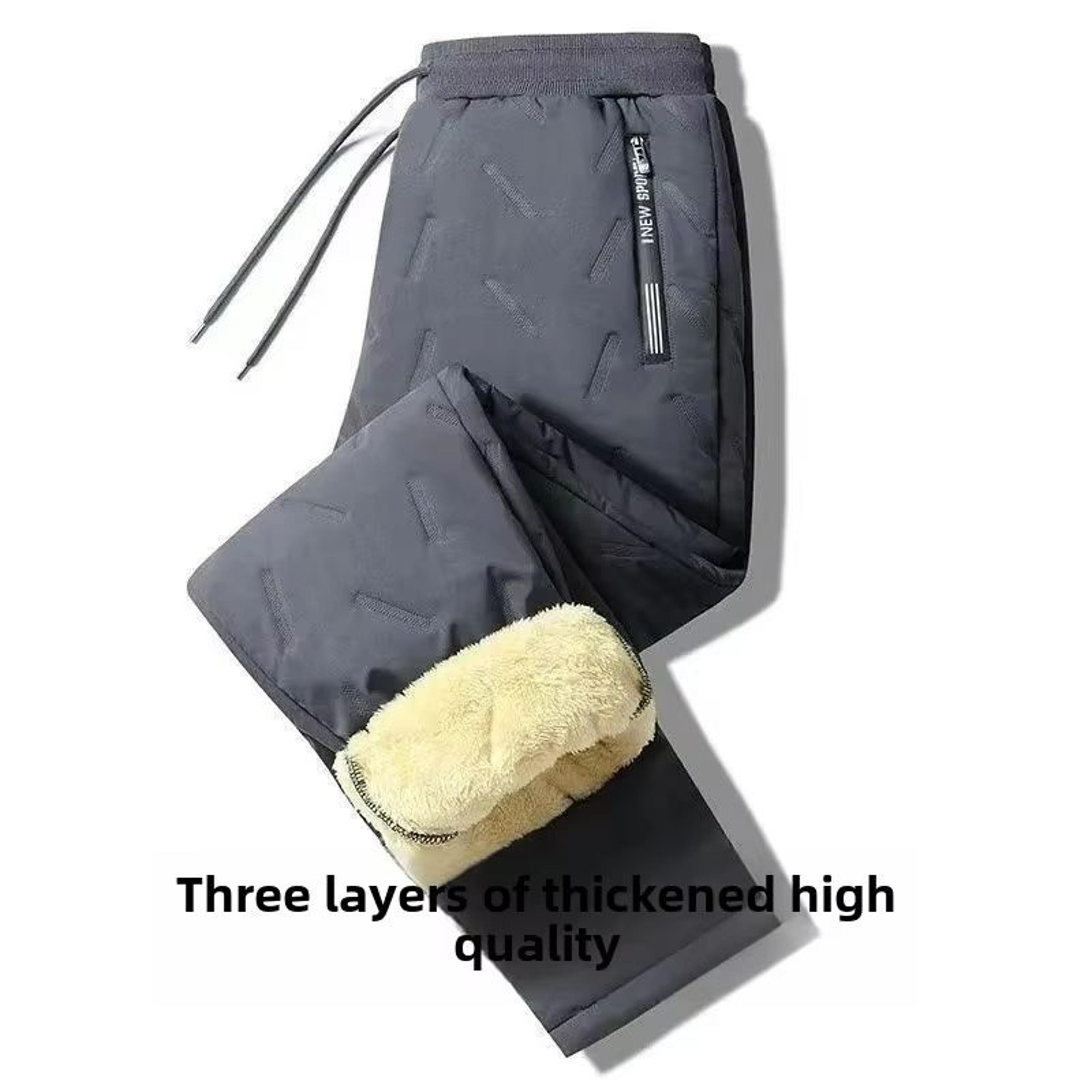 Mens Thermal FleeceLined Sweatpants  Winter Warmth Casual Comfort Plus Size Fit 8