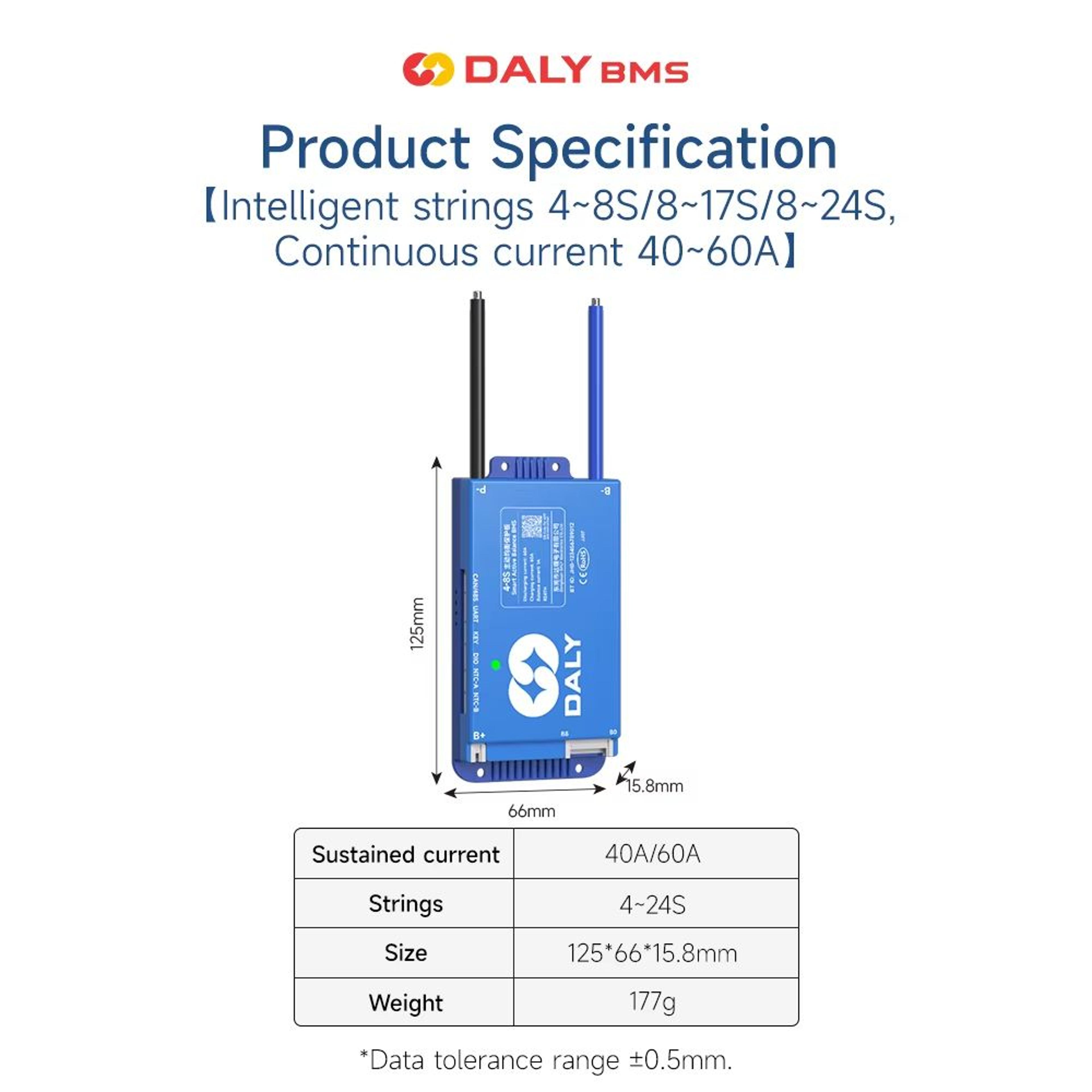 Daly Smart BMS With Bluetooth  Active Balance System For LiFePO4 Liion LTO  NMC Batteries 4