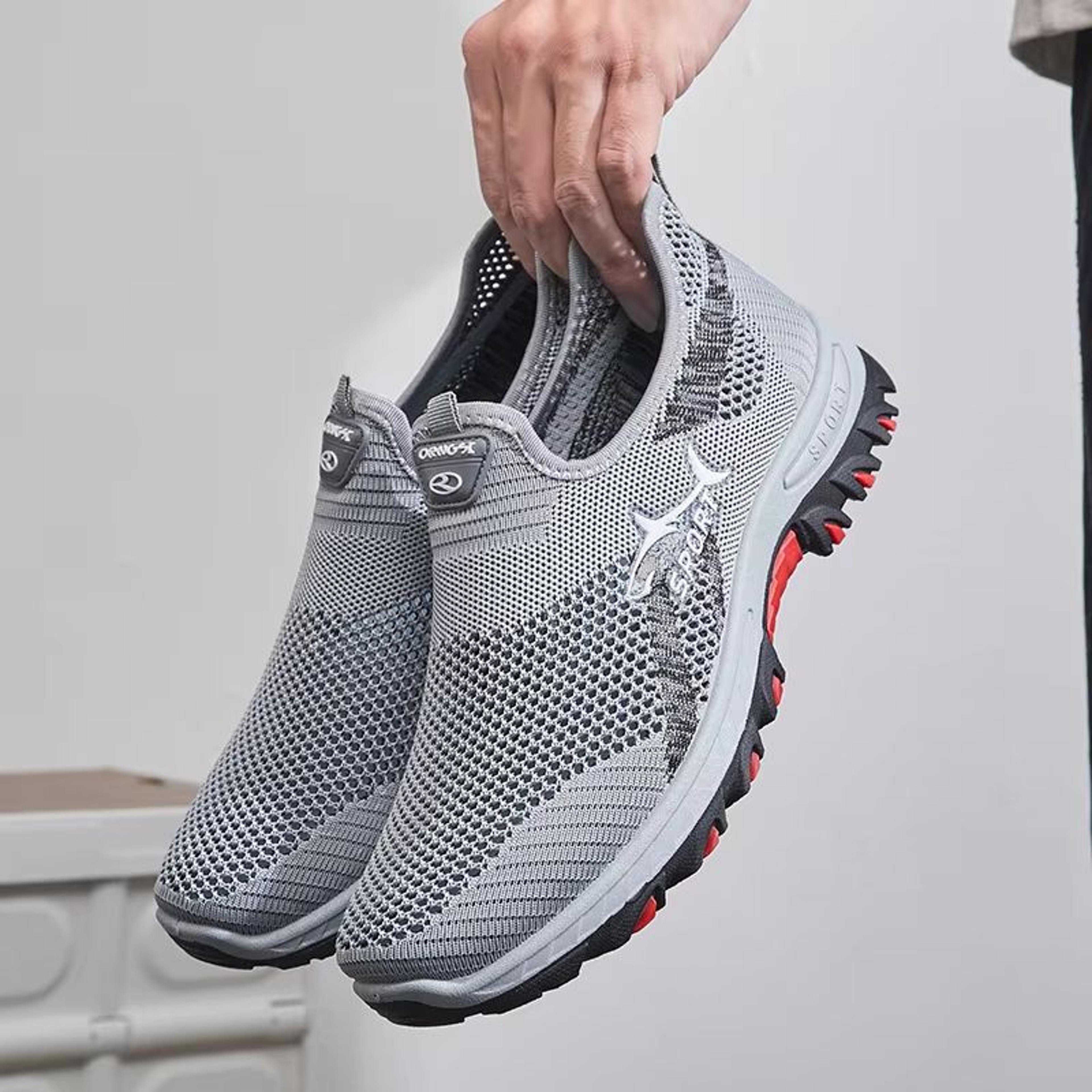 Summer Mesh Mens Sneakers  Lightweight Breathable Walking  Hiking Shoes For Everyday Comfort 2