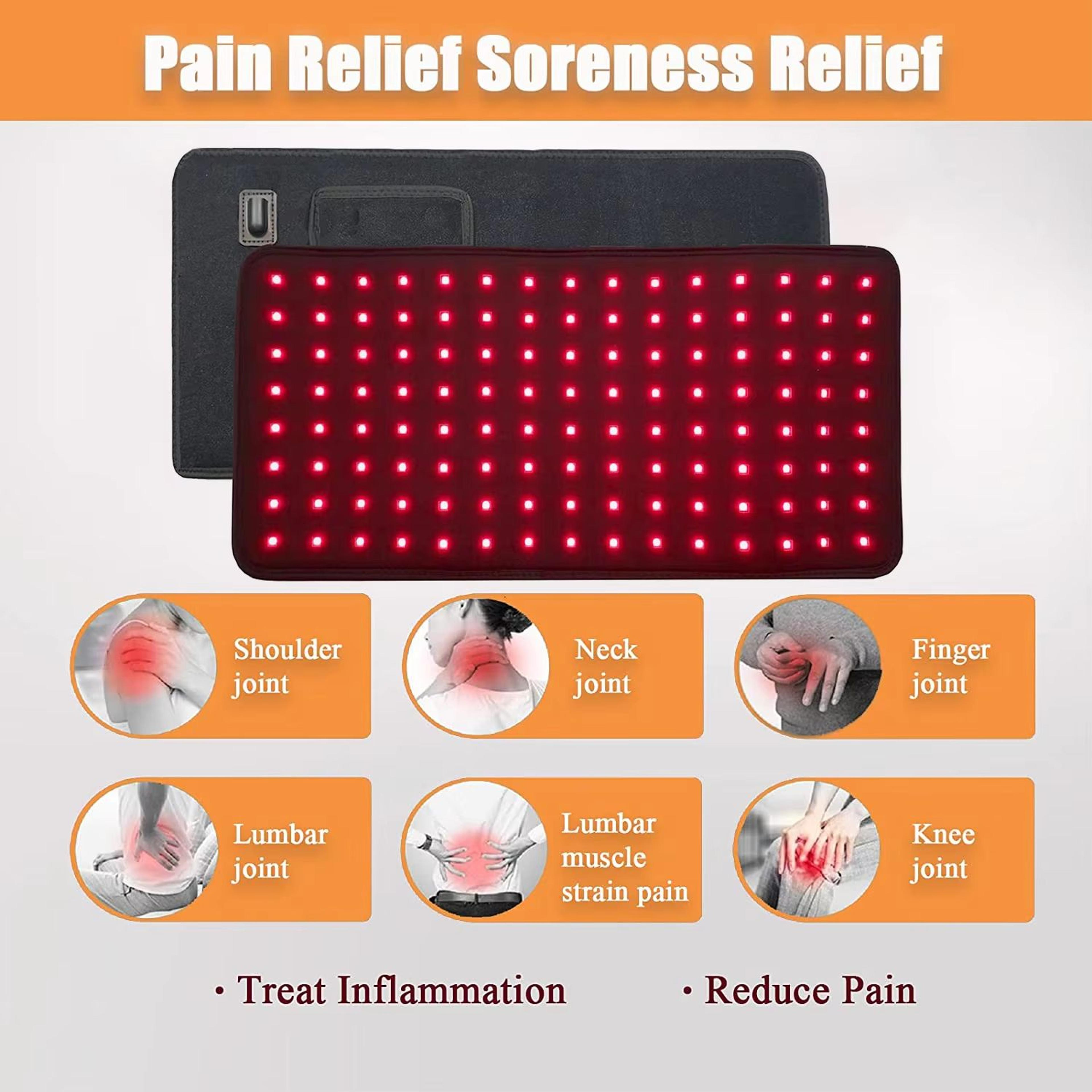 Infrared Red Light Therapy Belt  120 LED 660nm  850nm Pad For Pain Relief Muscle Recovery  Fatigue  5