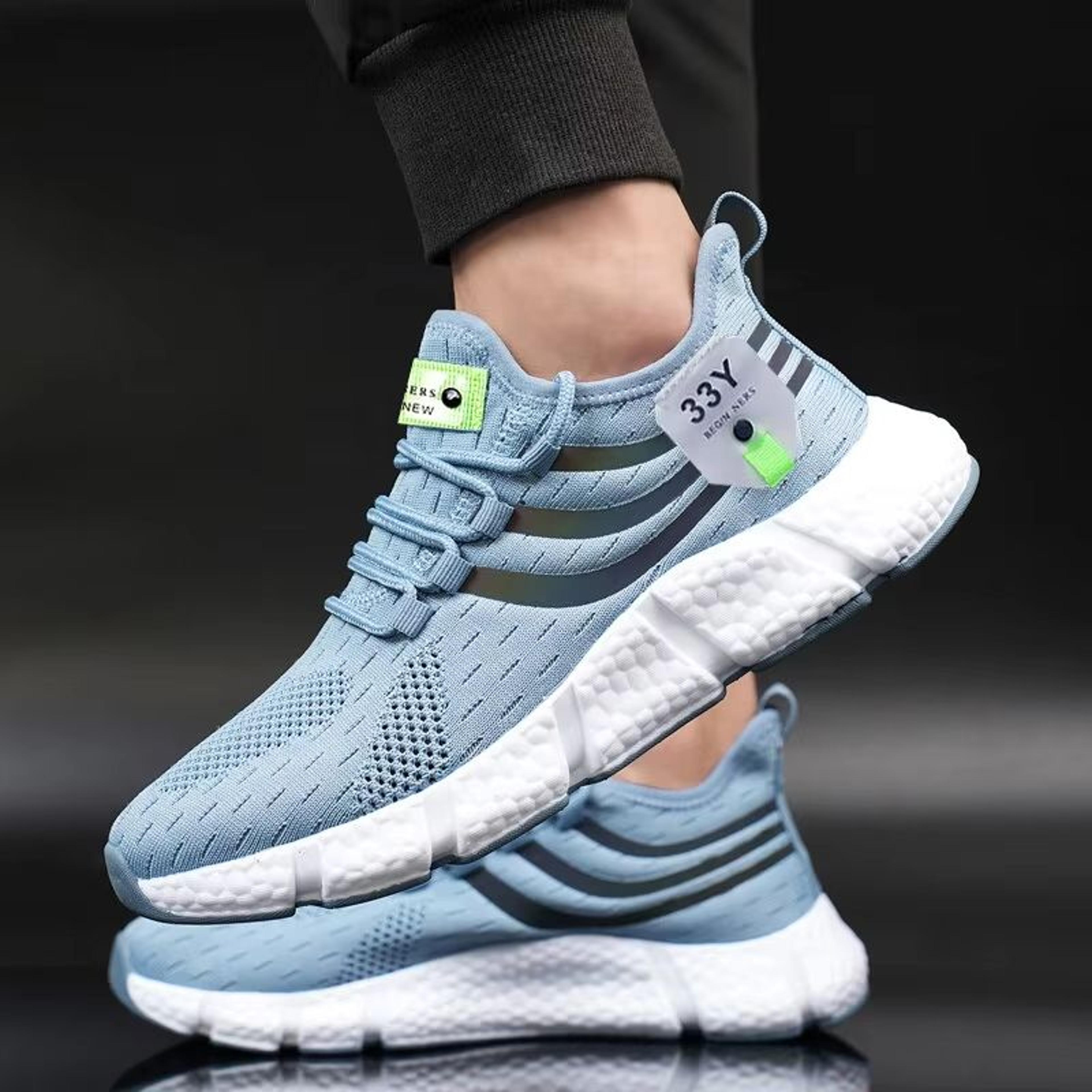 men's breathable sport sneakers – lightweight outdoor running, walking & jogging shoes