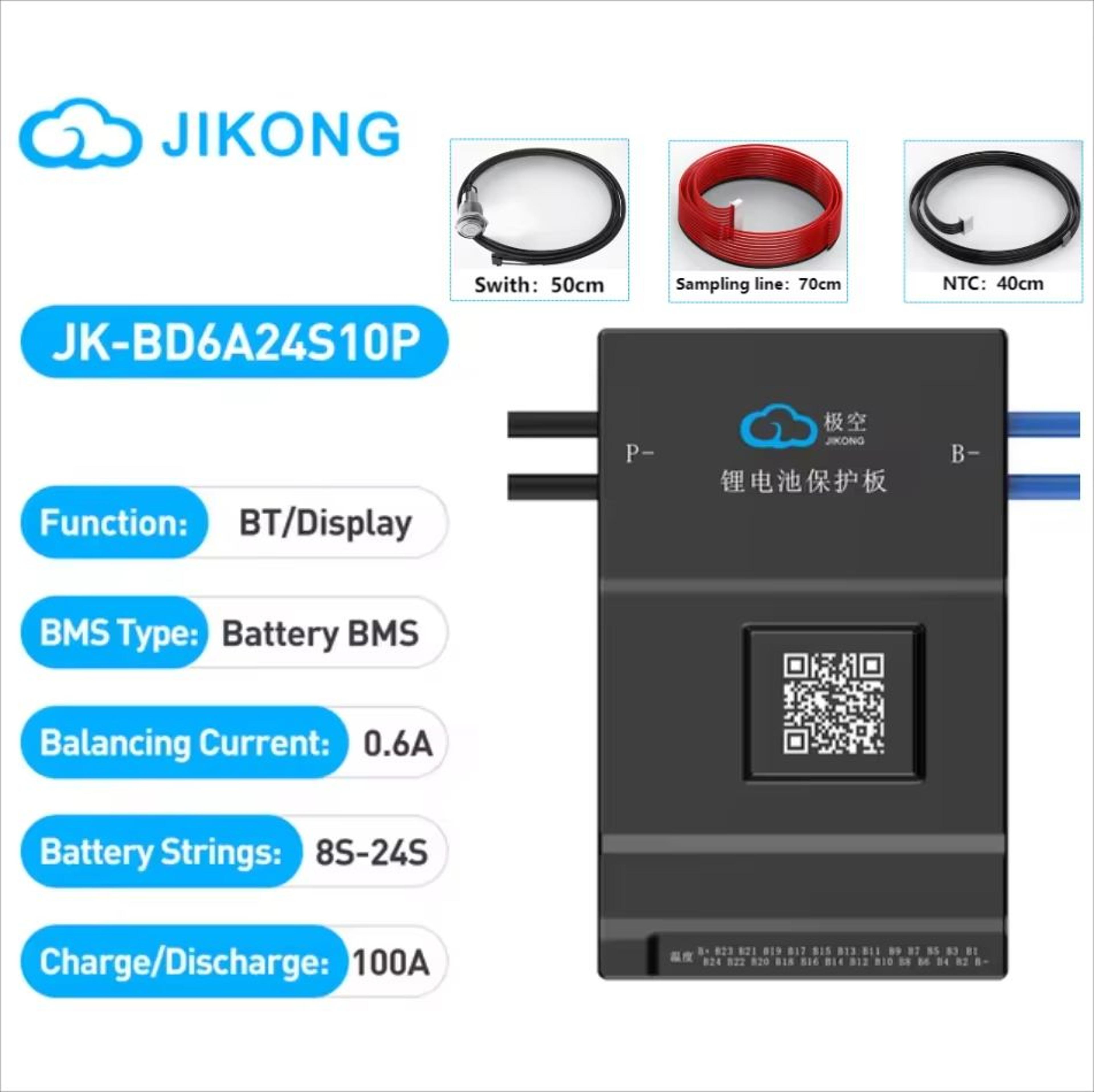 JIKONG Smart BMS With Active Balance  8S To 24S Battery Management System For LiFePO4 LiIon  LTO Pa 15