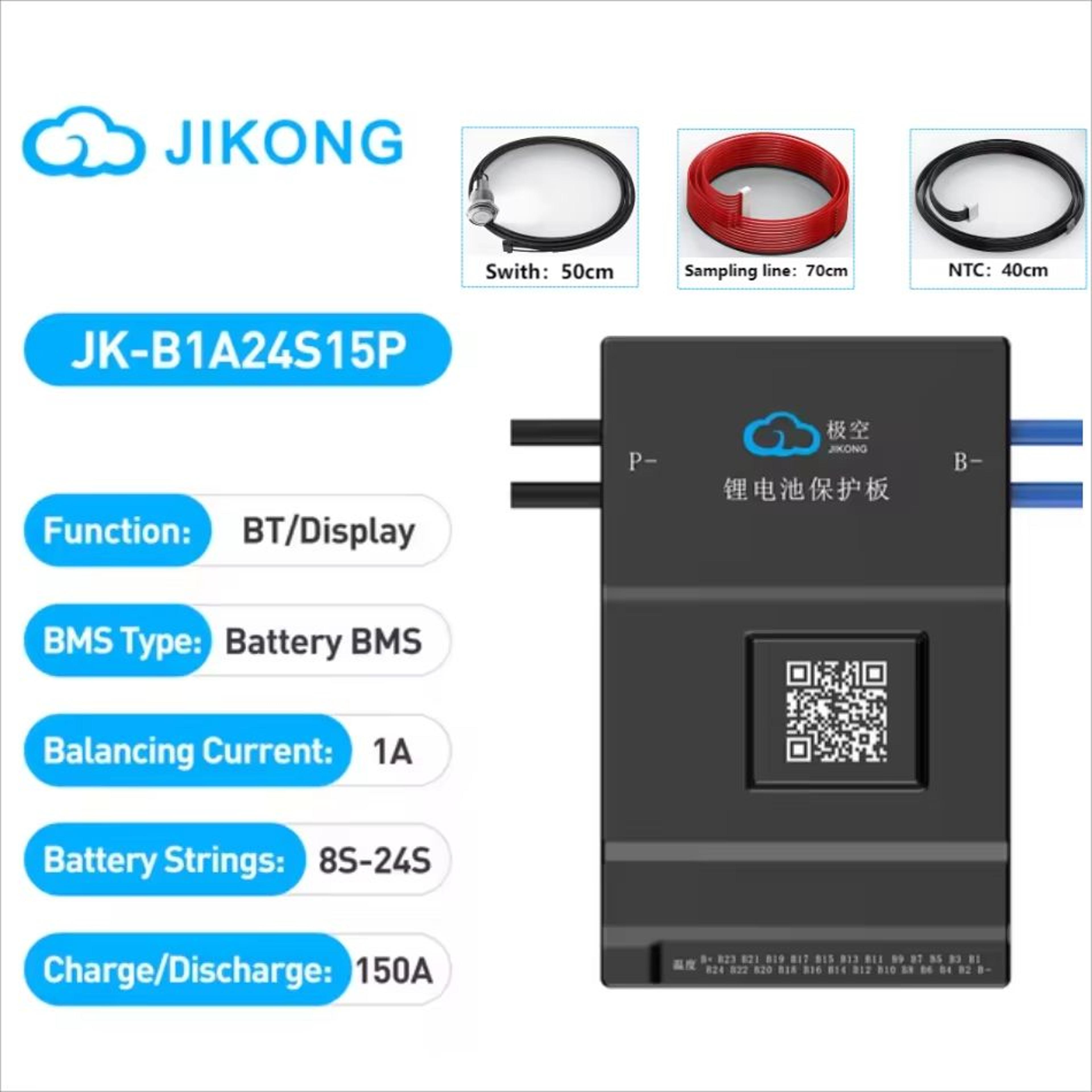 JIKONG Smart BMS With Active Balance  8S To 24S Battery Management System For LiFePO4 LiIon  LTO Pa 25