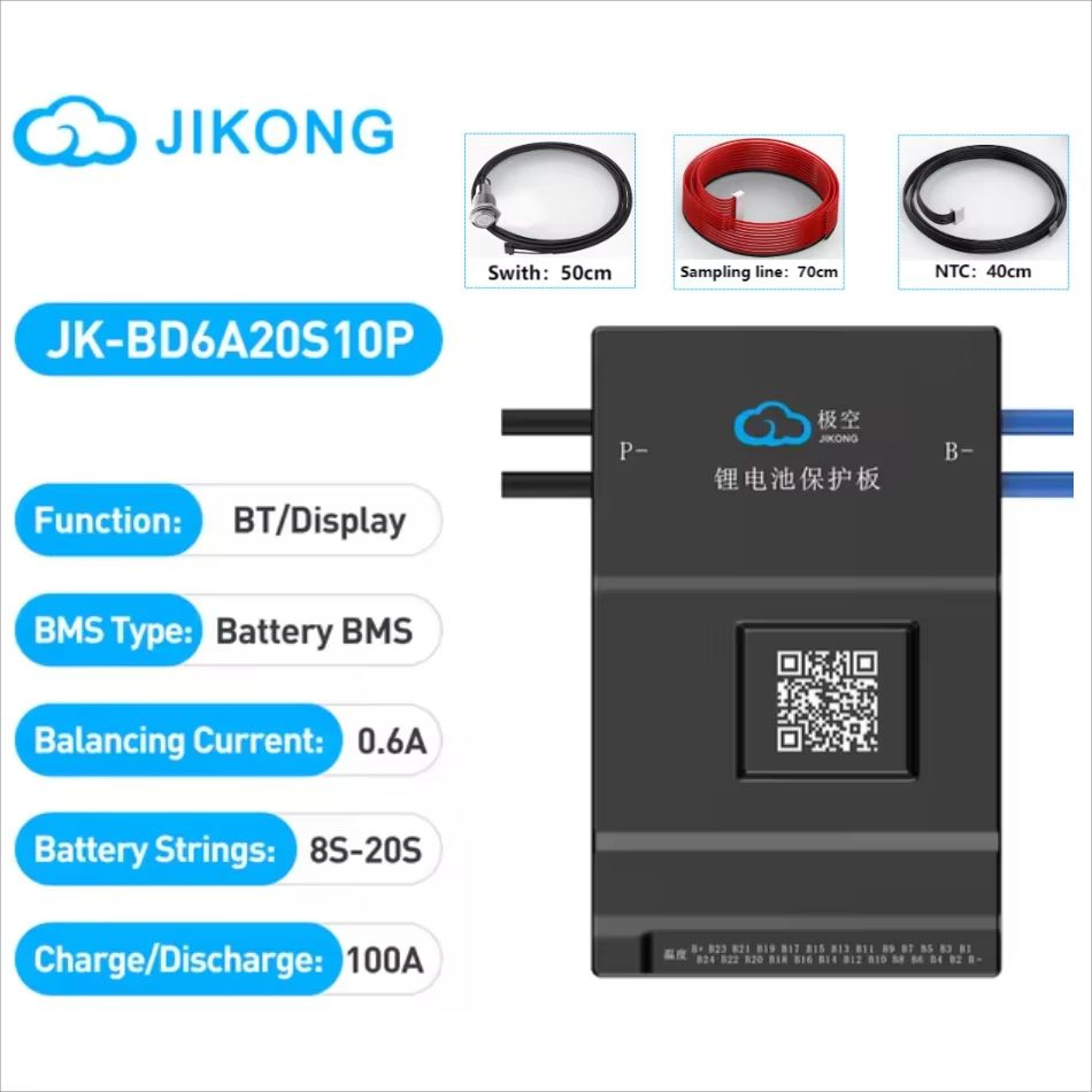 JIKONG Smart BMS With Active Balance  8S To 24S Battery Management System For LiFePO4 LiIon  LTO Pa 28