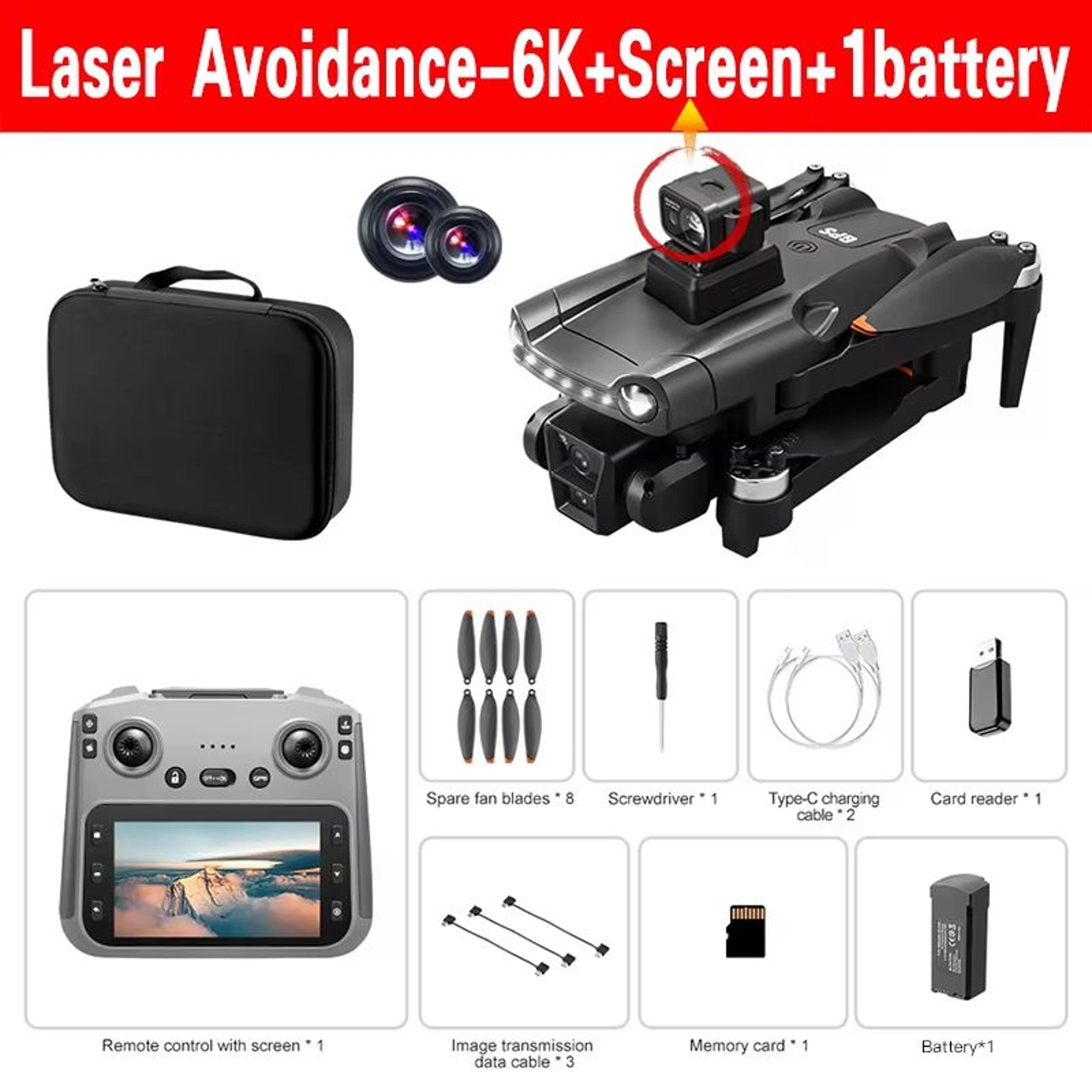 Xiaomi V198 GPS MAX Drone  8K HD Camera 5G WiFi Brushless Motors  Laser Obstacle Avoidance Folding  11