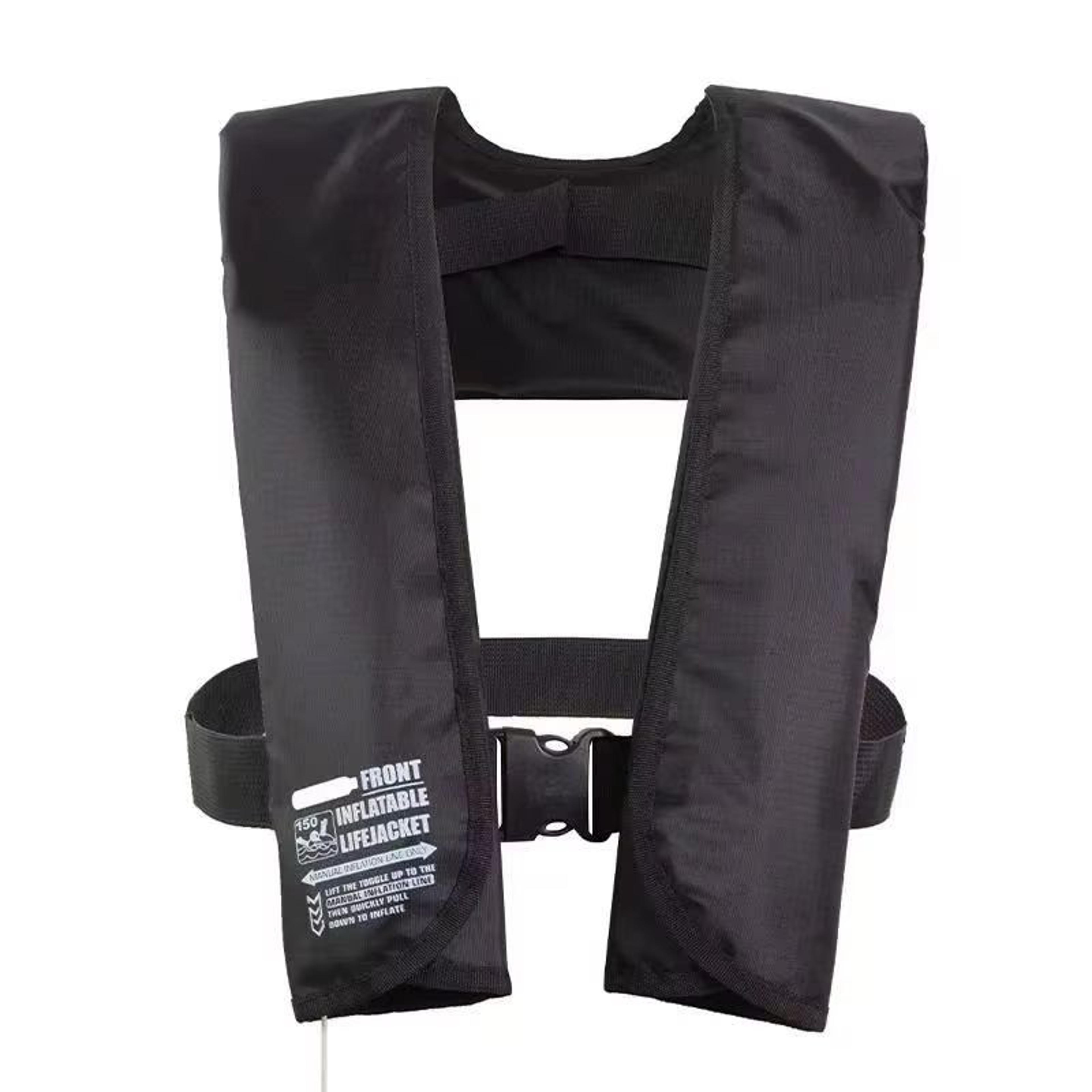 Auto  Manual Inflatable Life Vest  150N Adult PFD Life Jacket For Boating Fishing  Water Sports 12