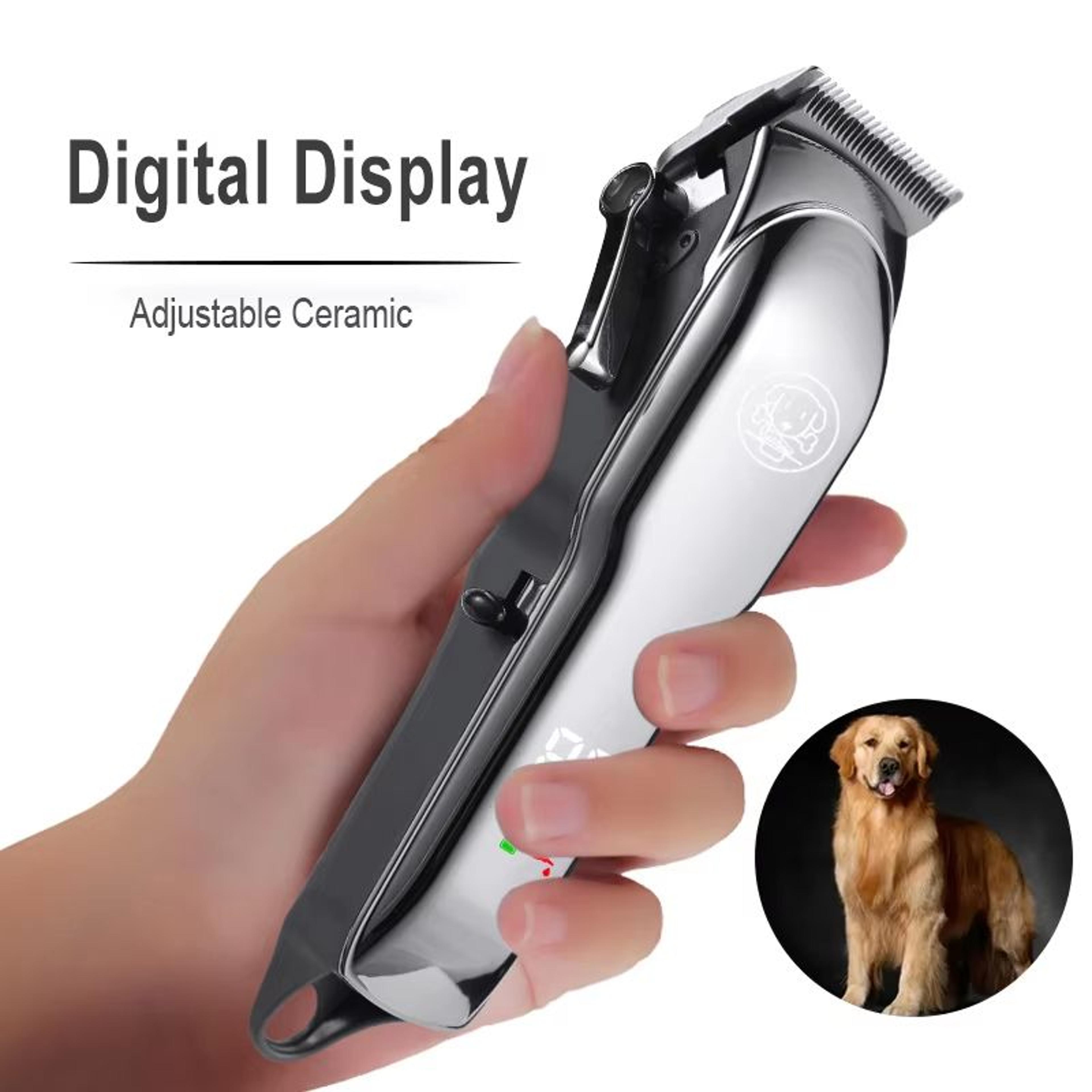 Professional Pet Grooming Clipper  Quiet Dog Hair Trimmer And Cat Shaver With Complete Grooming Kit 4
