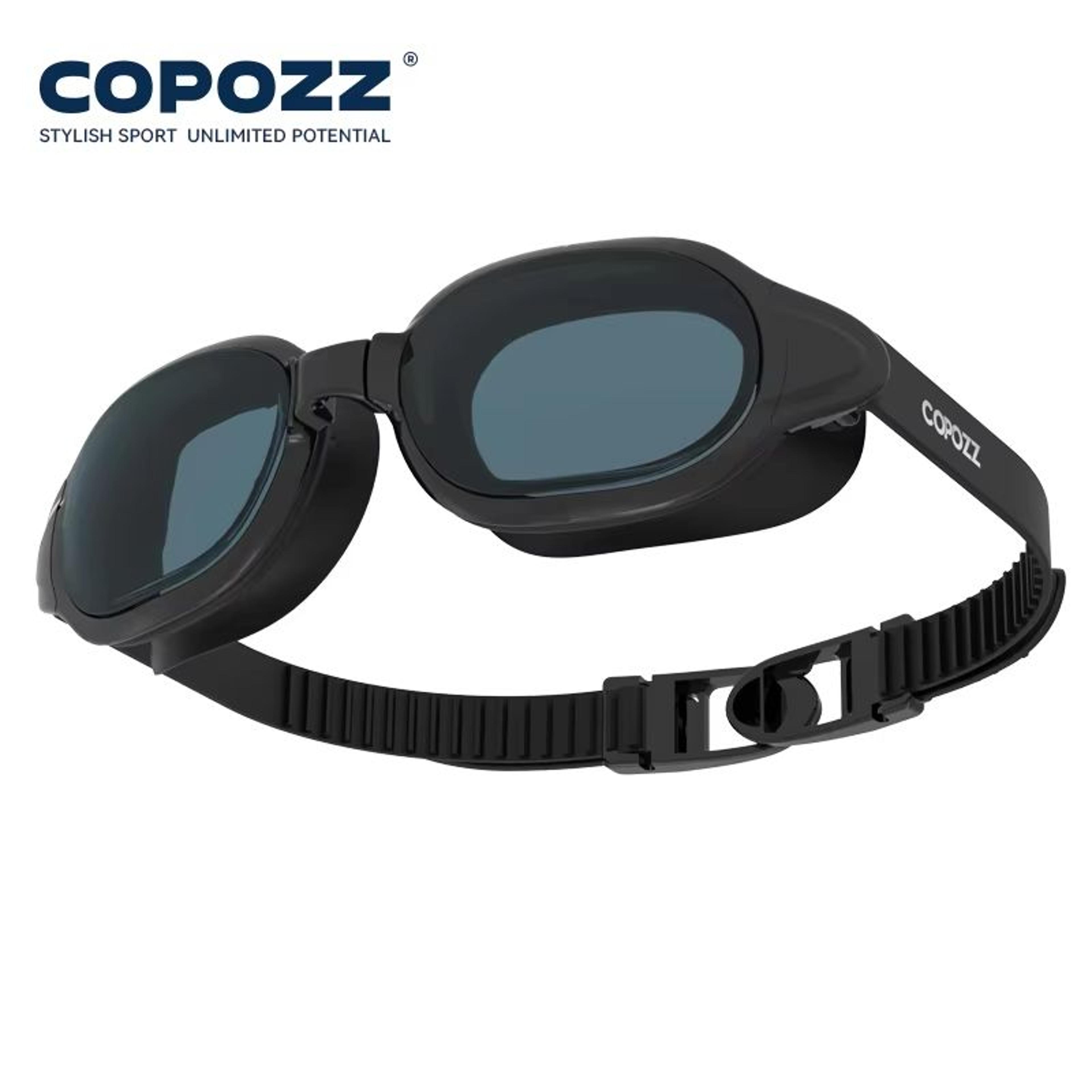 copozz prescription swimming goggles – professional anti-fog myopia swim glasses for men & women