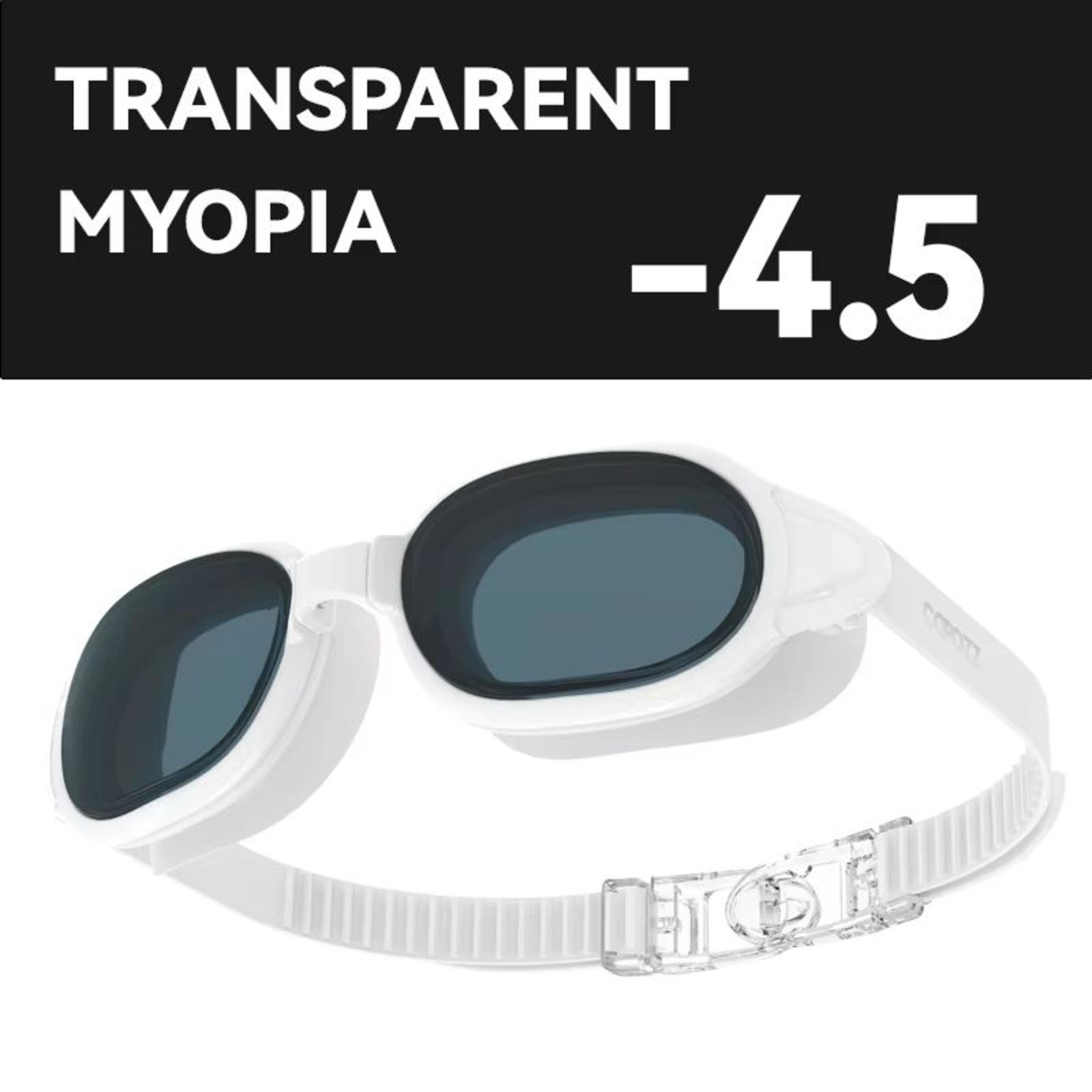 COPOZZ Prescription Swimming Goggles  Professional AntiFog Myopia Swim Glasses For Men  Women 14