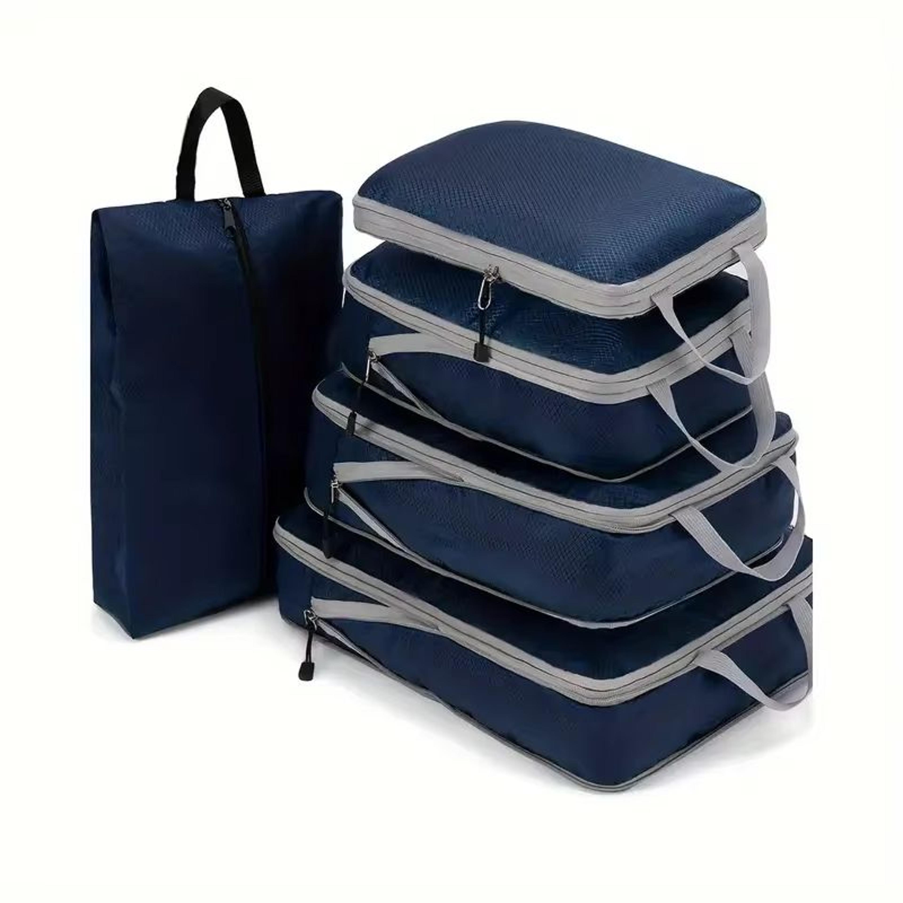 Travel Compression Packing Cubes  Luggage Organizer Set For Clothes Shoes  Accessories 11