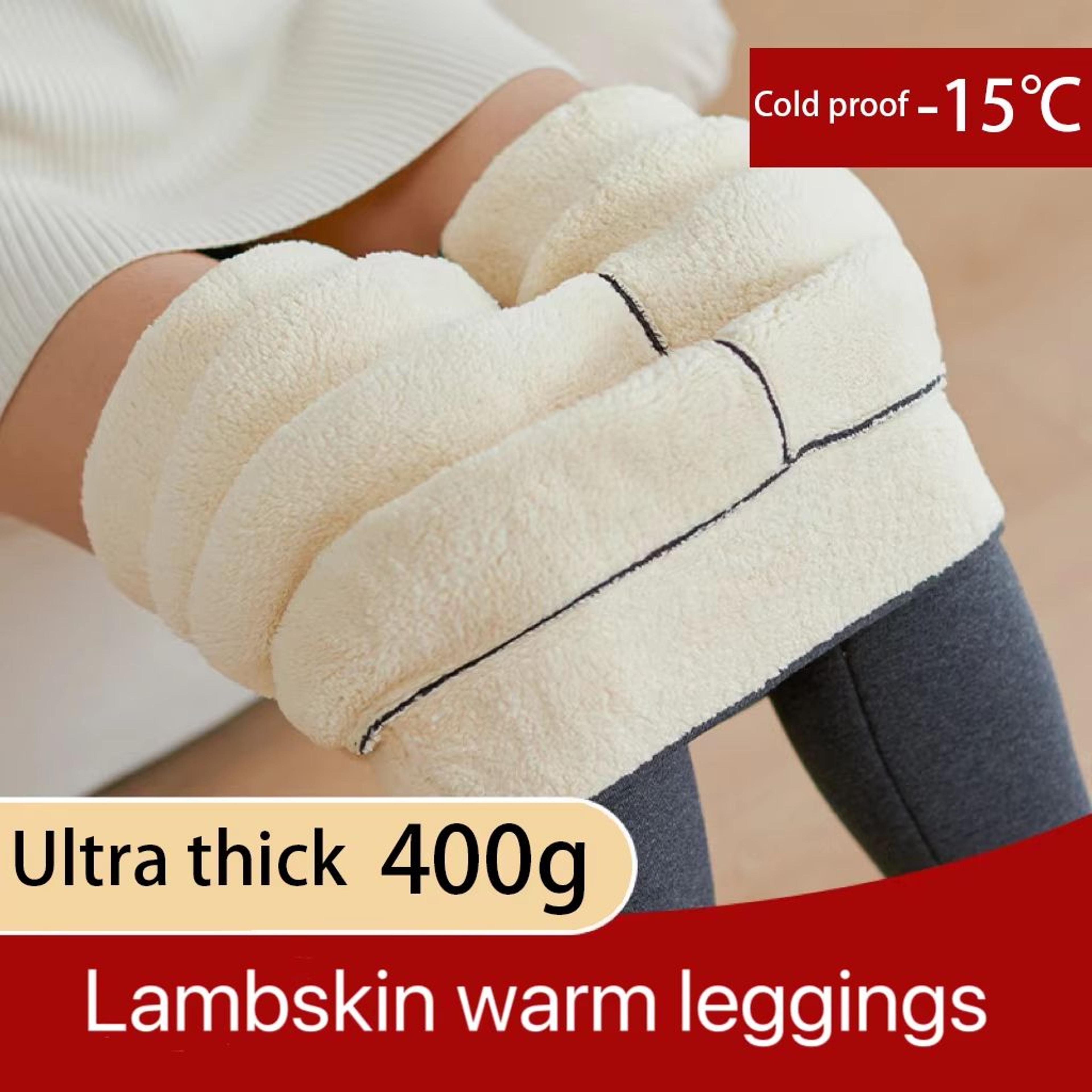 Womens Extra Thick Winter Leggings  Cotton Thermal High Waist Slim Fit Pants 9