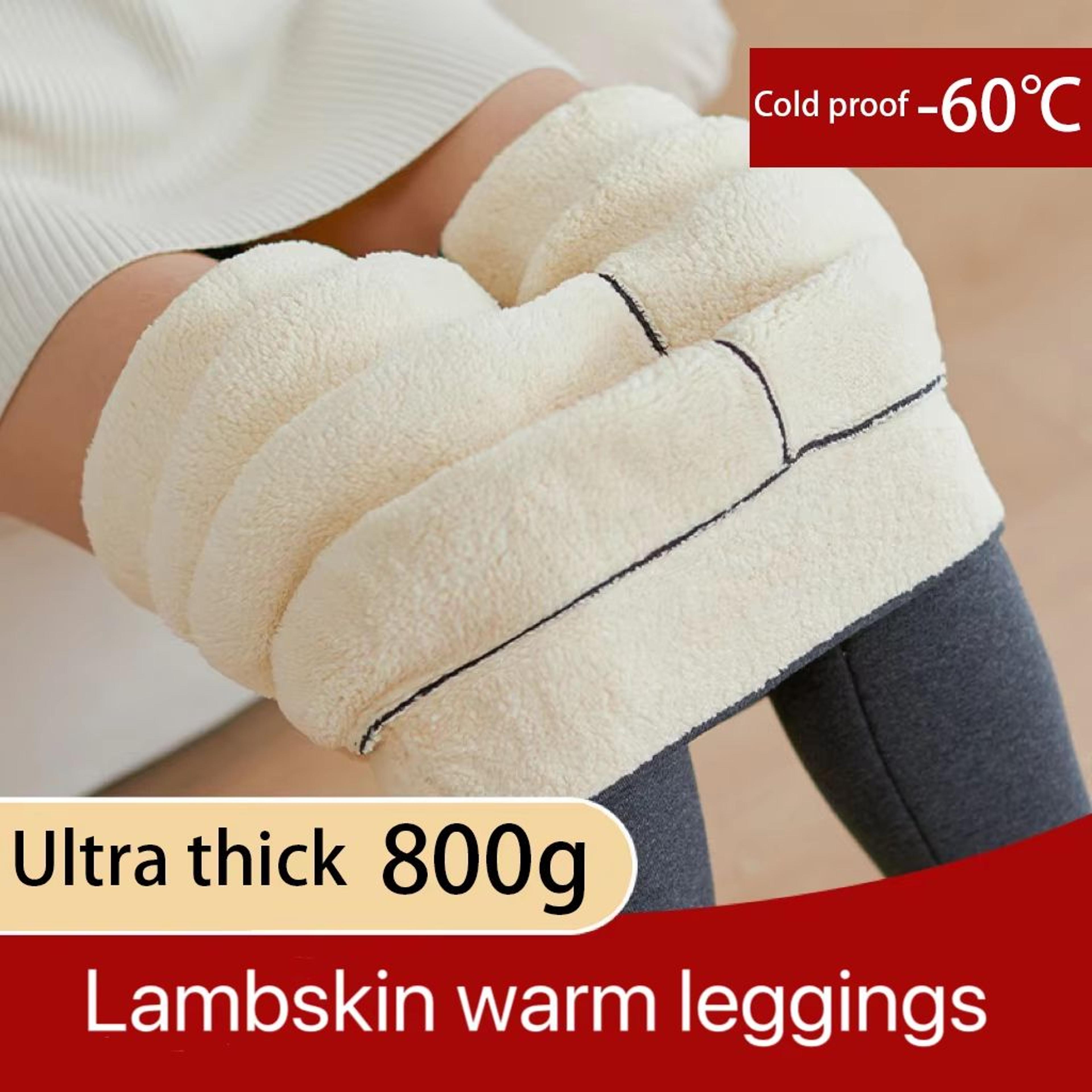 Womens Extra Thick Winter Leggings  Cotton Thermal High Waist Slim Fit Pants 11