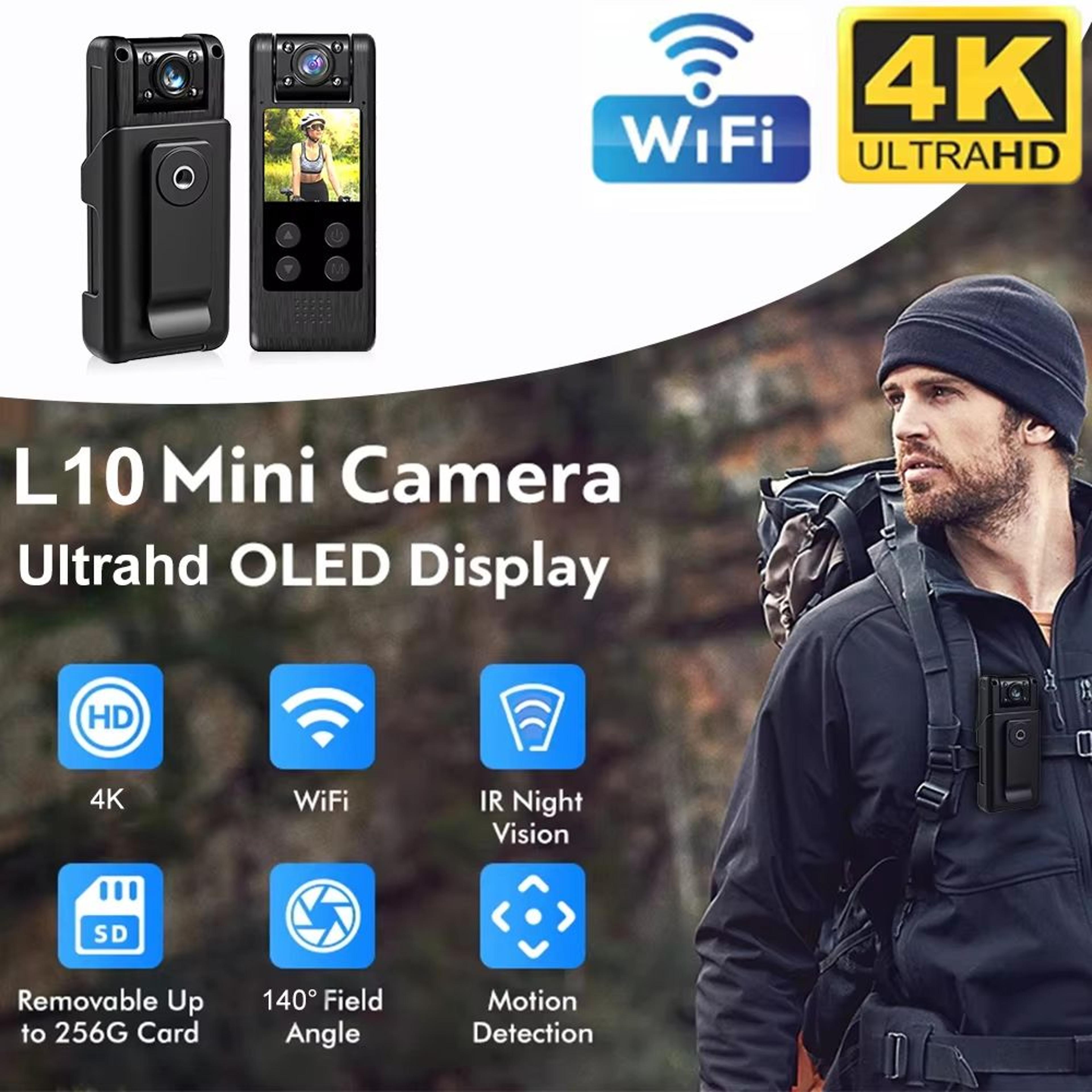 Ultra HD 4K Mini Camera With WiFi  Night Vision  Portable Digital Body Camcorder 1