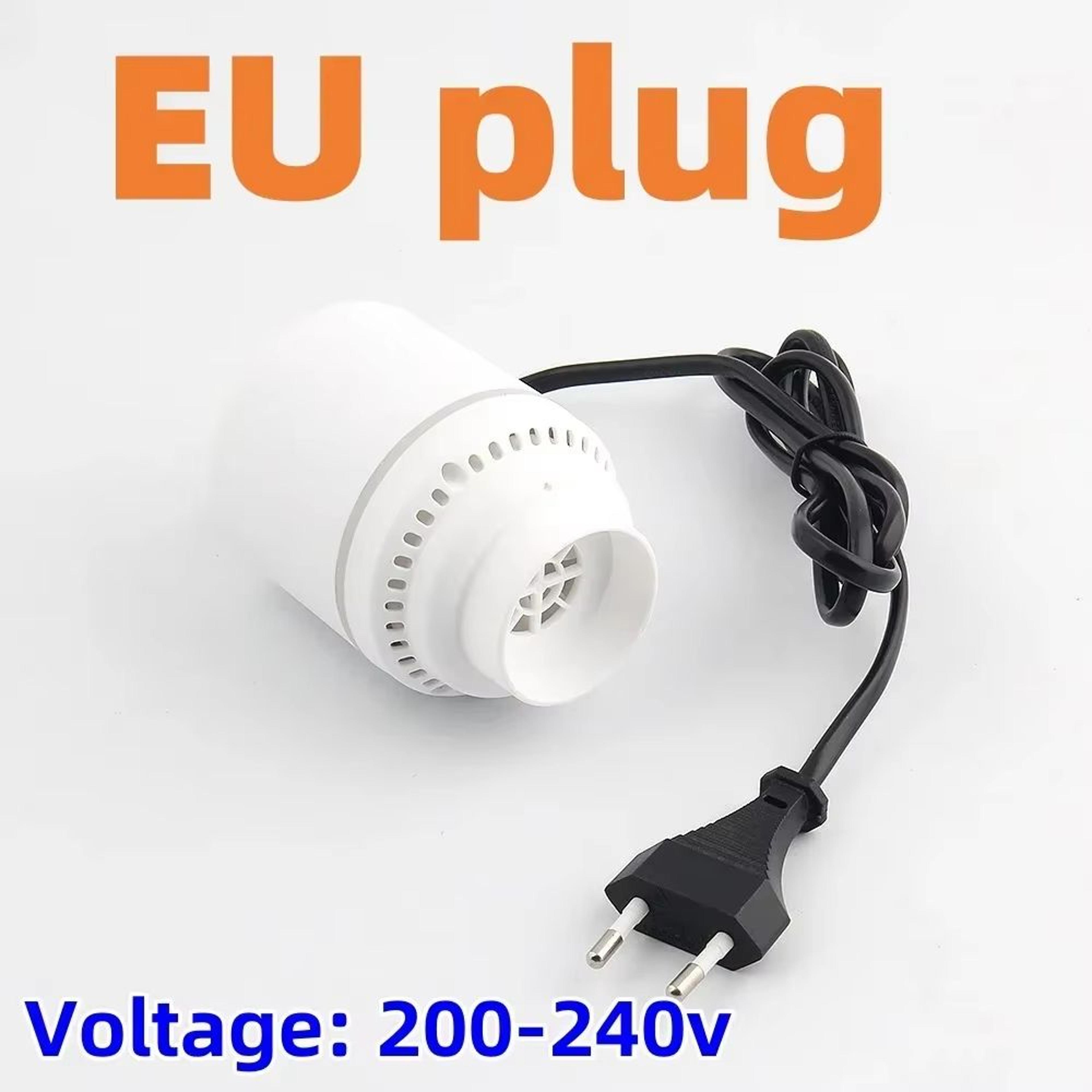 Portable Electric Pump For Vacuum Storage Bags  Fast Compression For Clothes Quilts  Travel 8