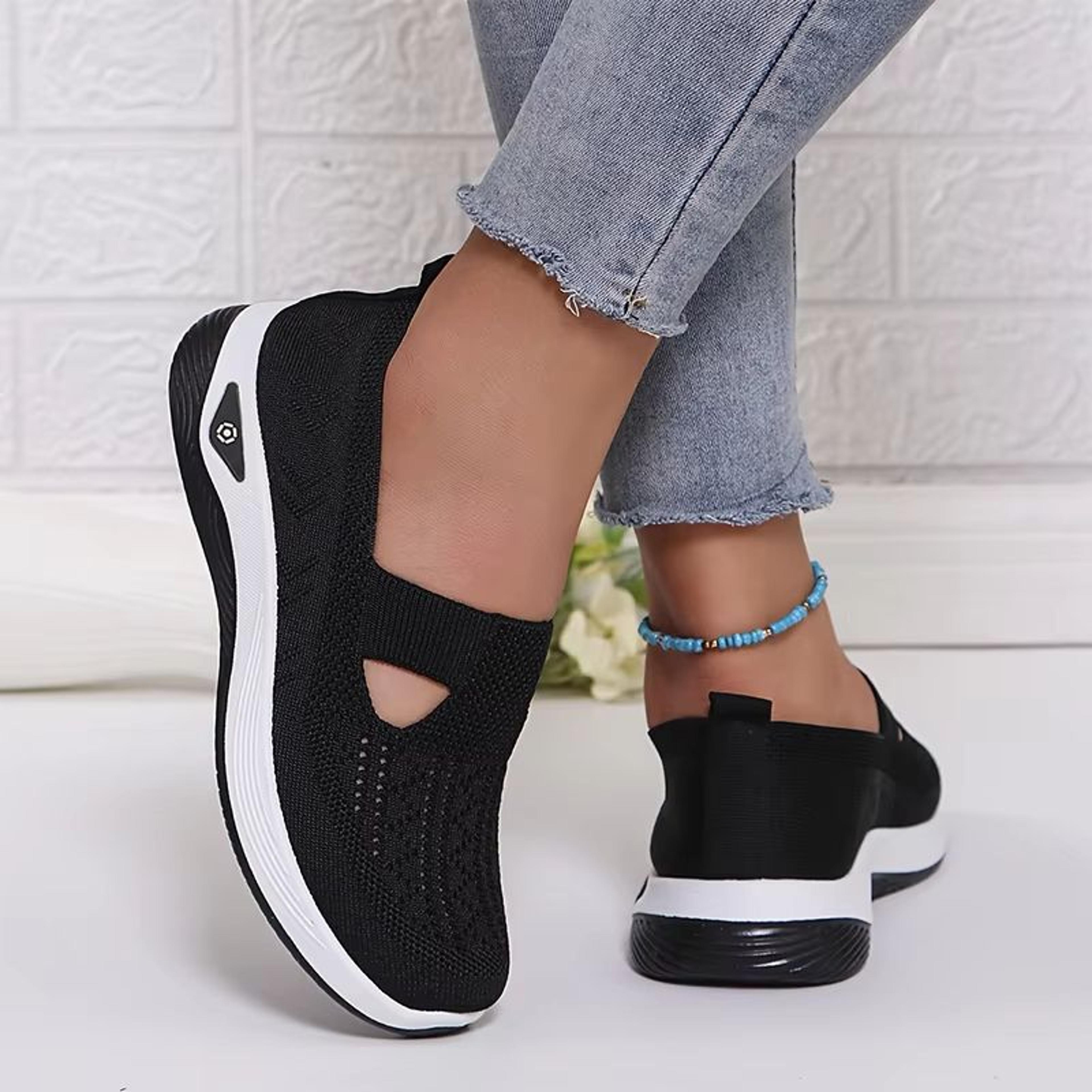 Womens Breathable Walking Shoes  Lightweight NonSlip Flat Shoes With Soft Sole For Summer Comfort 1