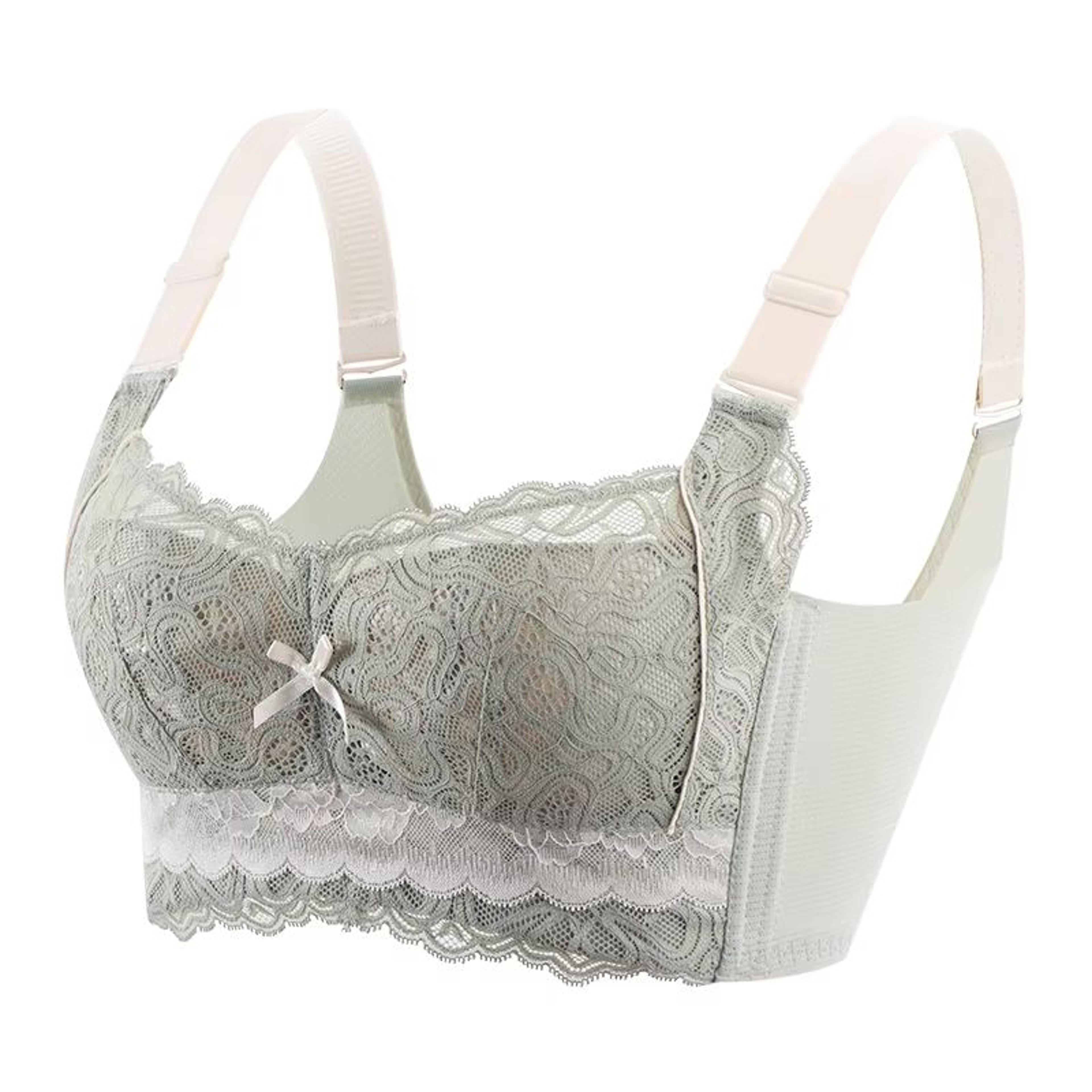 Wireless Lace Bra For Women  Thin Cup Minimizer Brassiere With PushUp Support In Plus Sizes 9