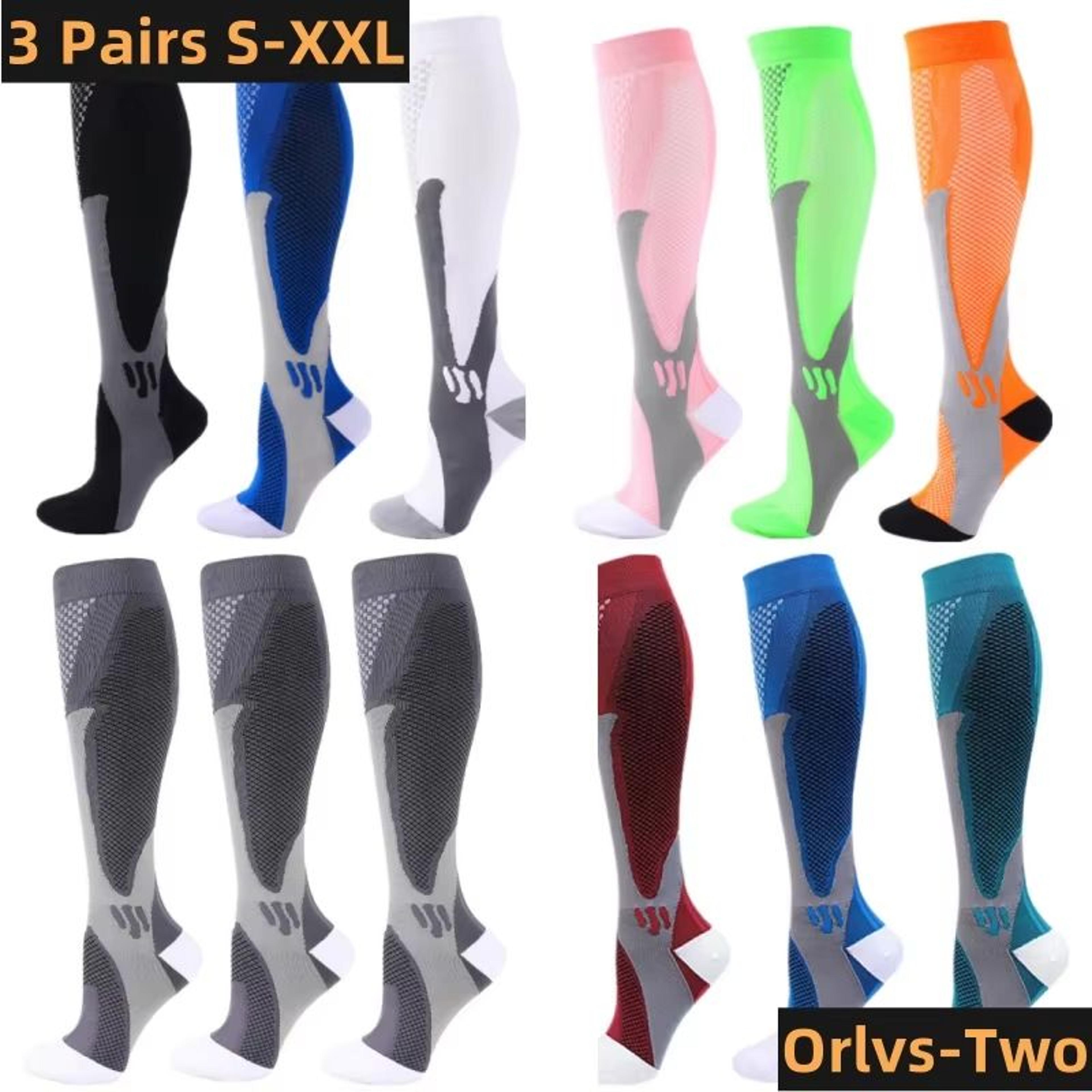 medical compression socks 30 mmhg 3 pair pack for leg support and recovery